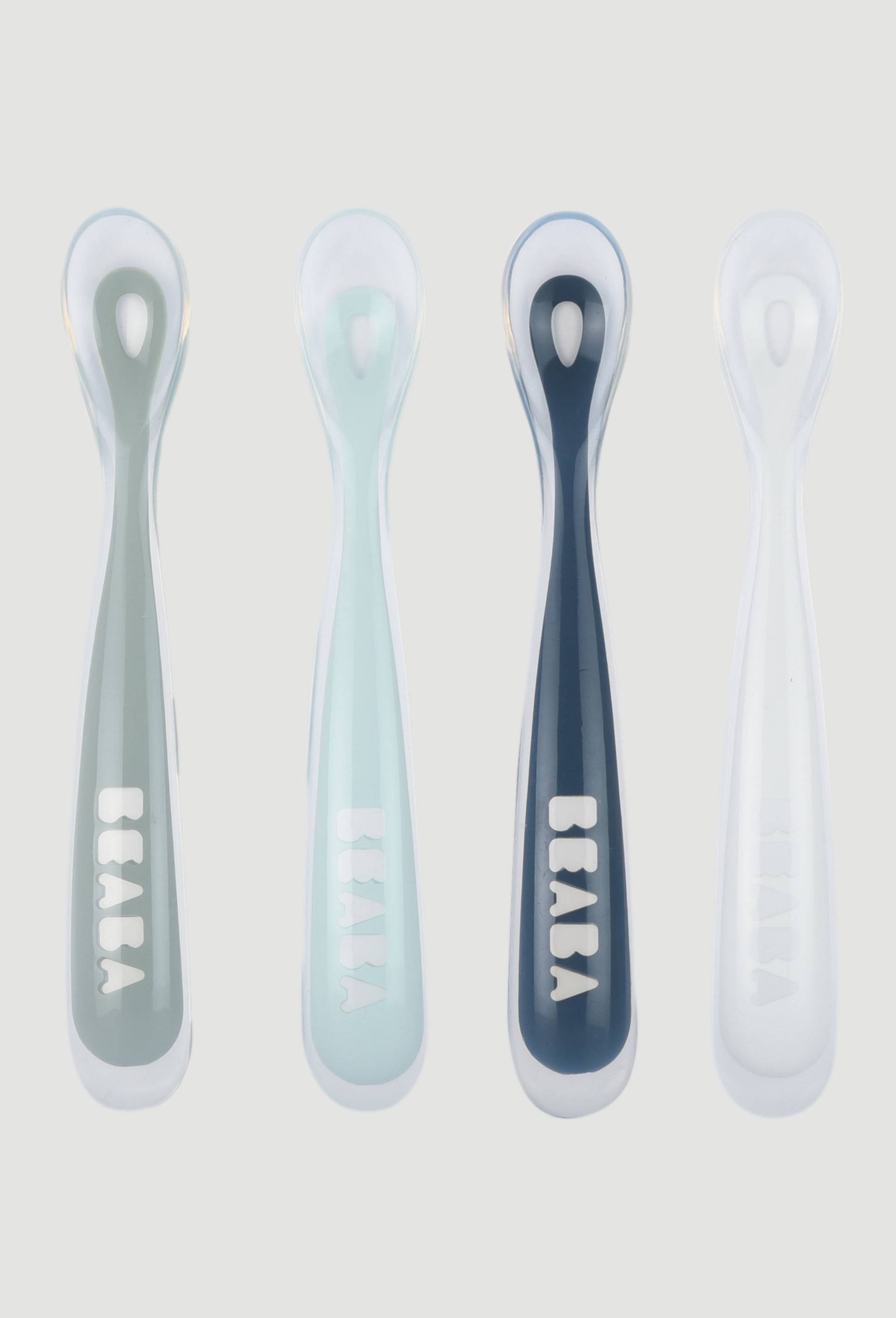 Lot de 4 cuilleres 1er âge, Bleu foncé, swatch image