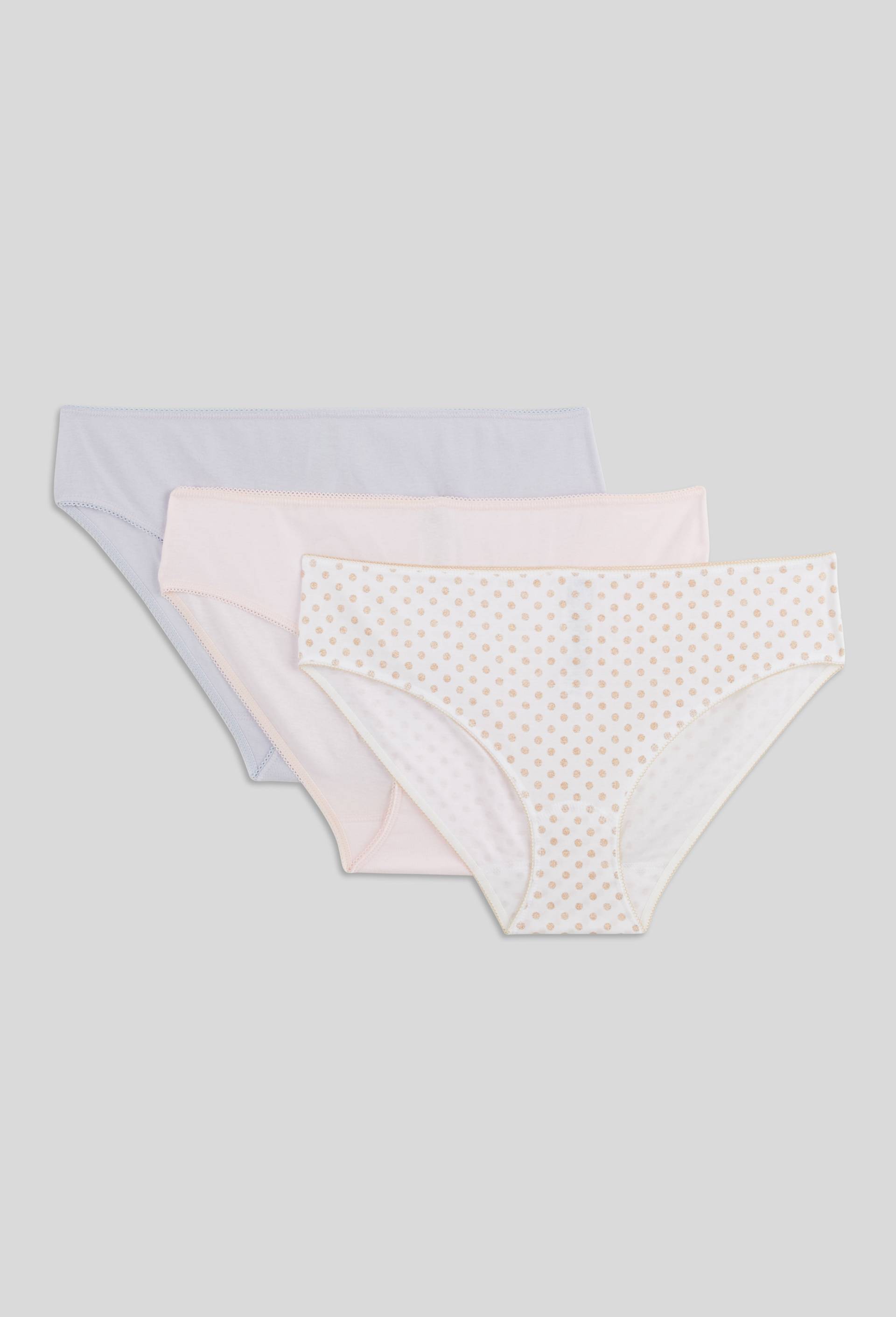 Lot De 3 Culottes Iris & Lilly Taille XL (42) - Noir - Neuf Sans Étiquettes