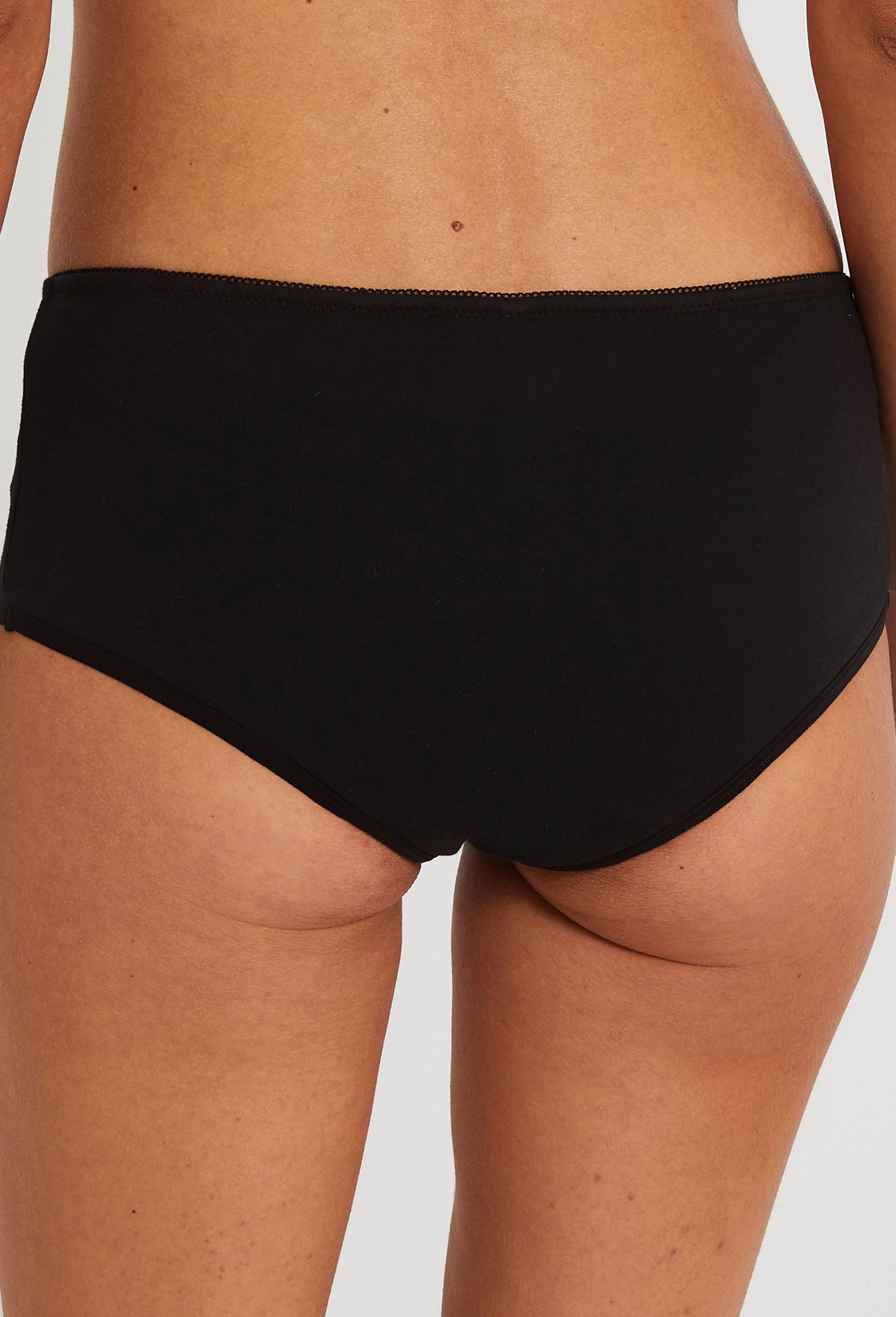 Shorty menstruel en coton BIO, Noir, large image number 1