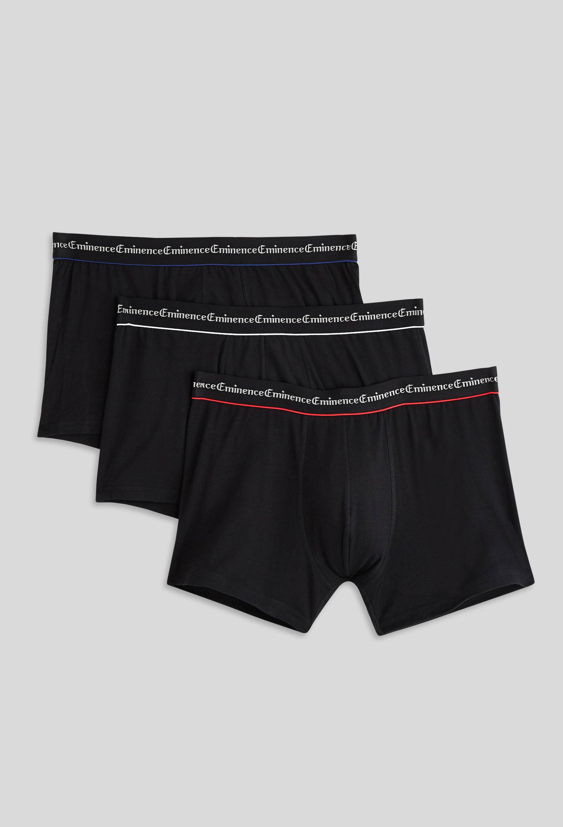 Lot de 3 boxers, Noir, swatch image
