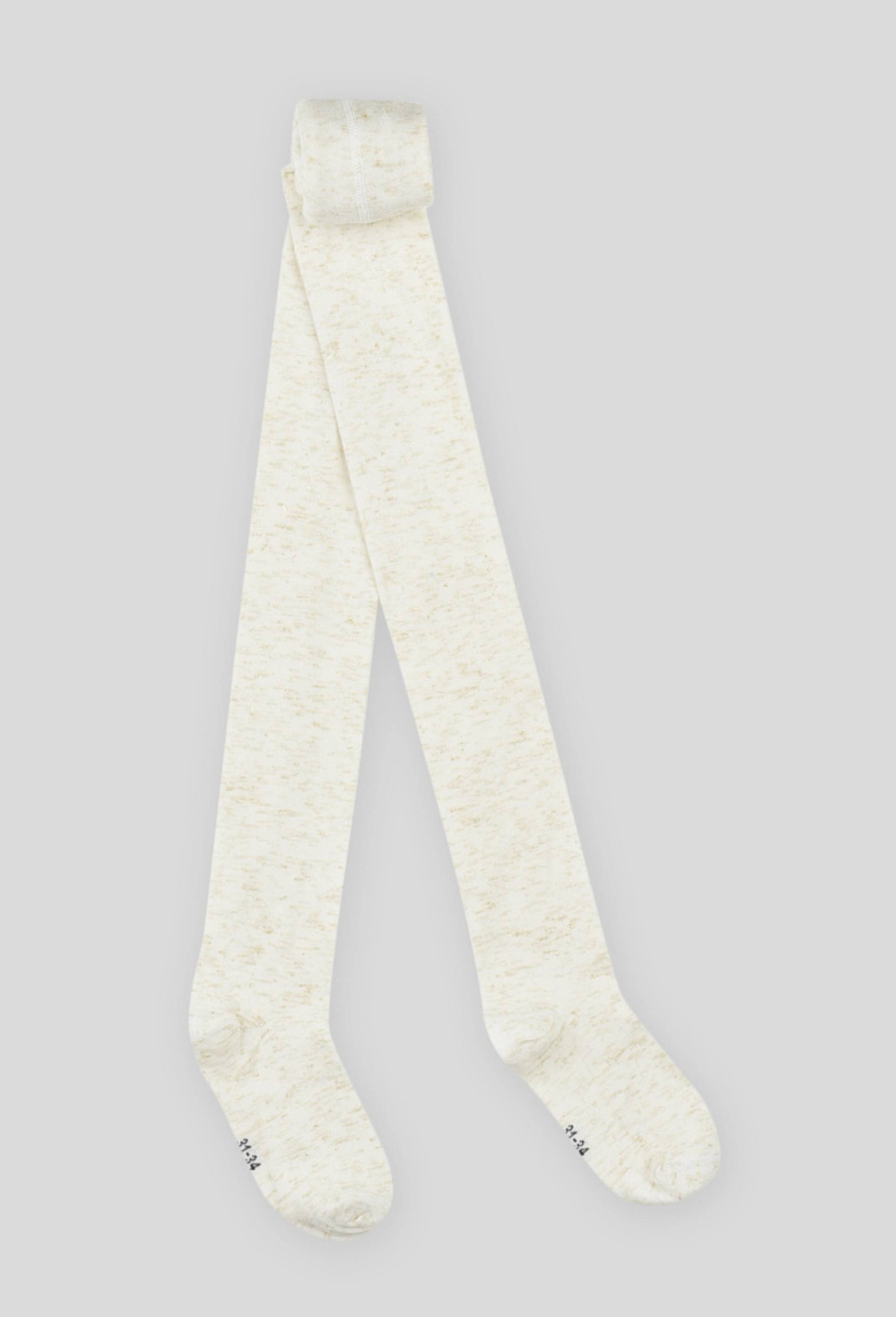 Collant en lurex, Ecru, large image number 0