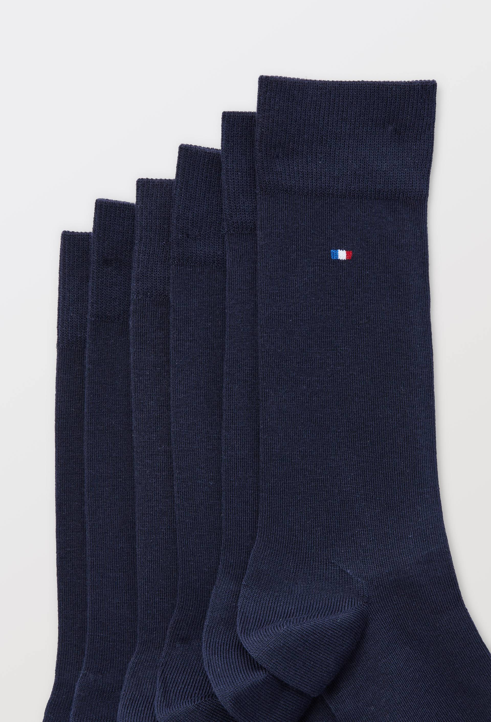 Lot de 3 paires de chaussettes en coton Fabrication Fran&ccedil;aise, Bleu fonc&eacute;, large image number 2.0