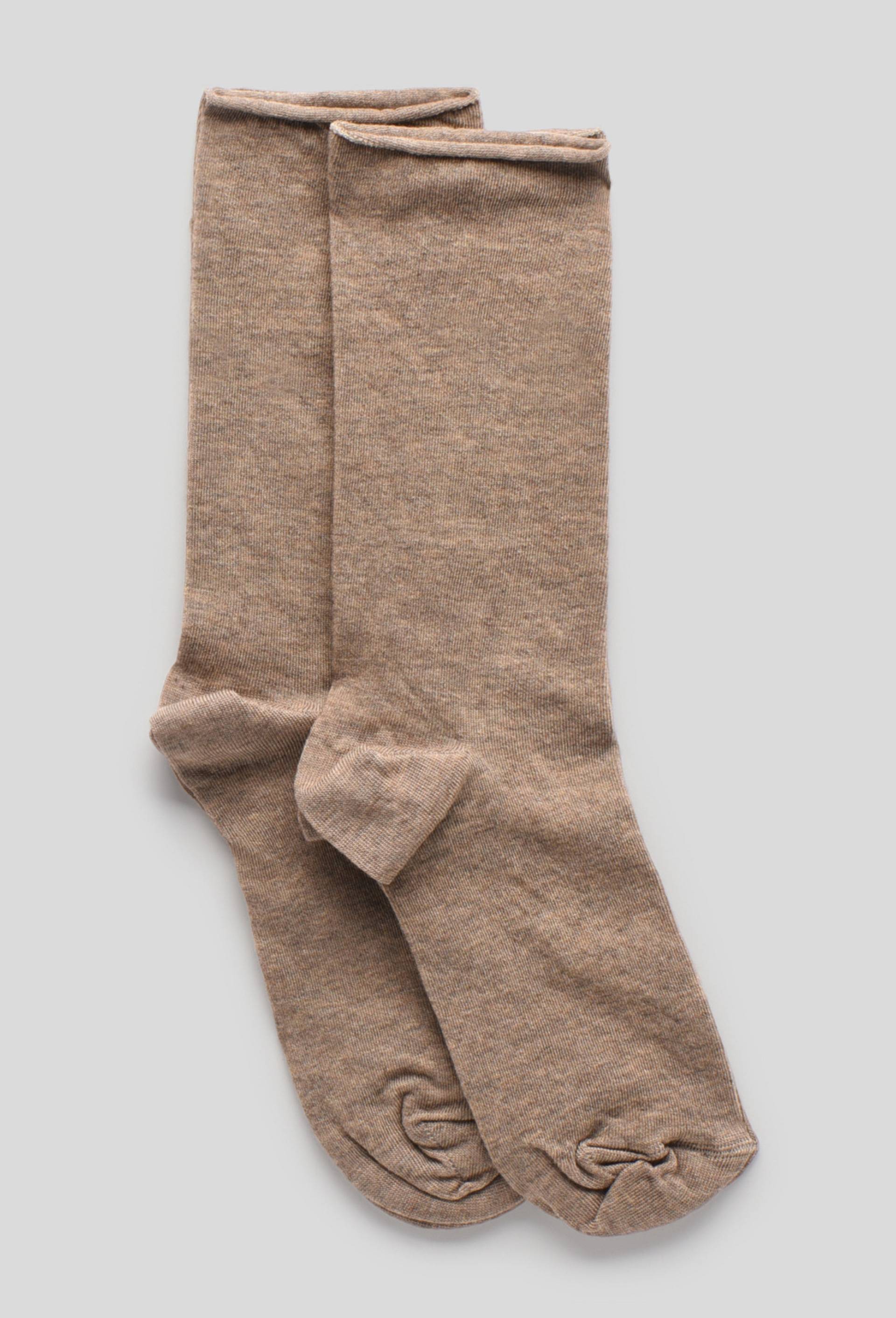 Lot de 2 paires de chaussettes en tencel, Beige clair, large image number 0