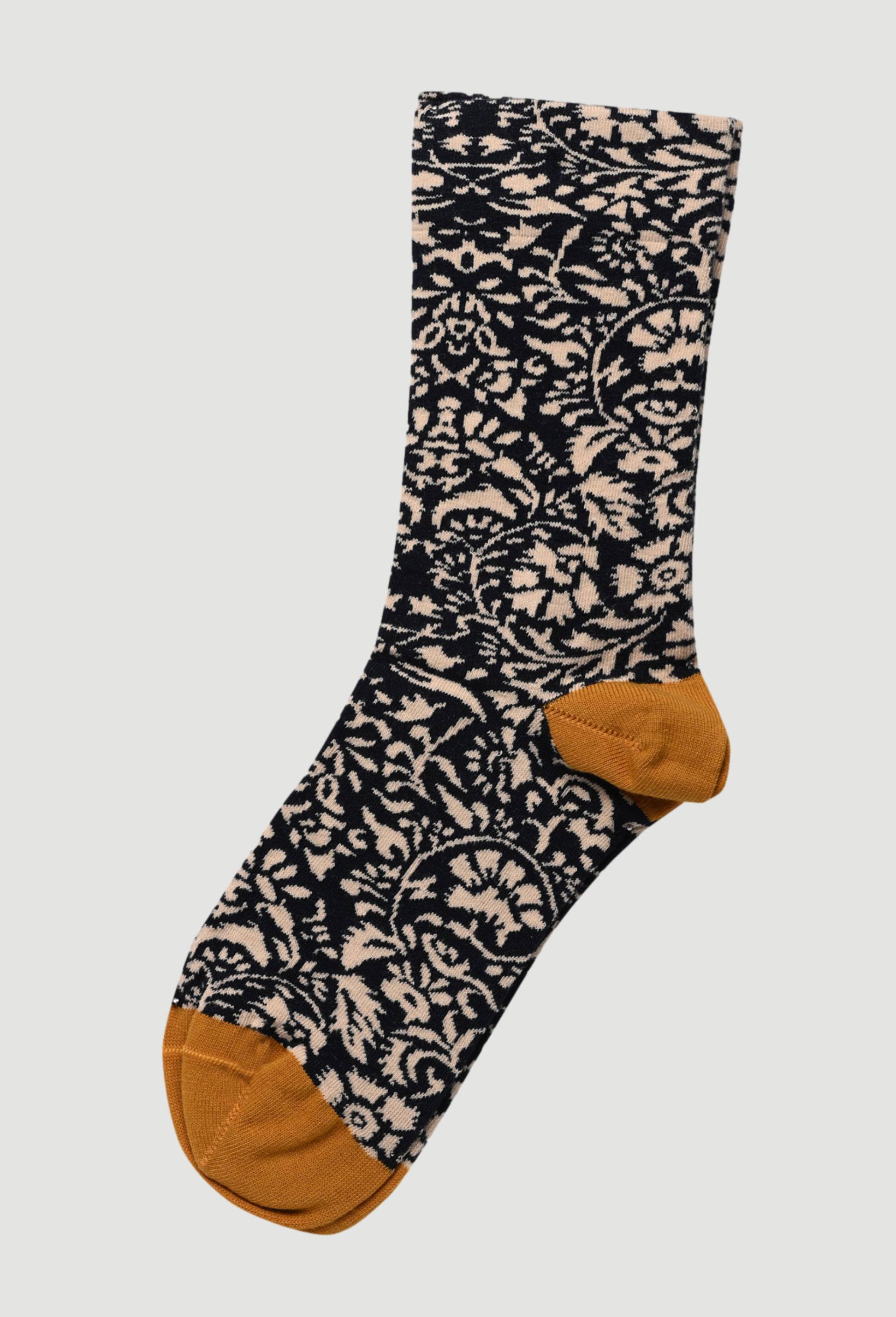 Paire de chaussette fantaisie en coton PREMIUM, Bleu fonc&eacute;, large image number 0