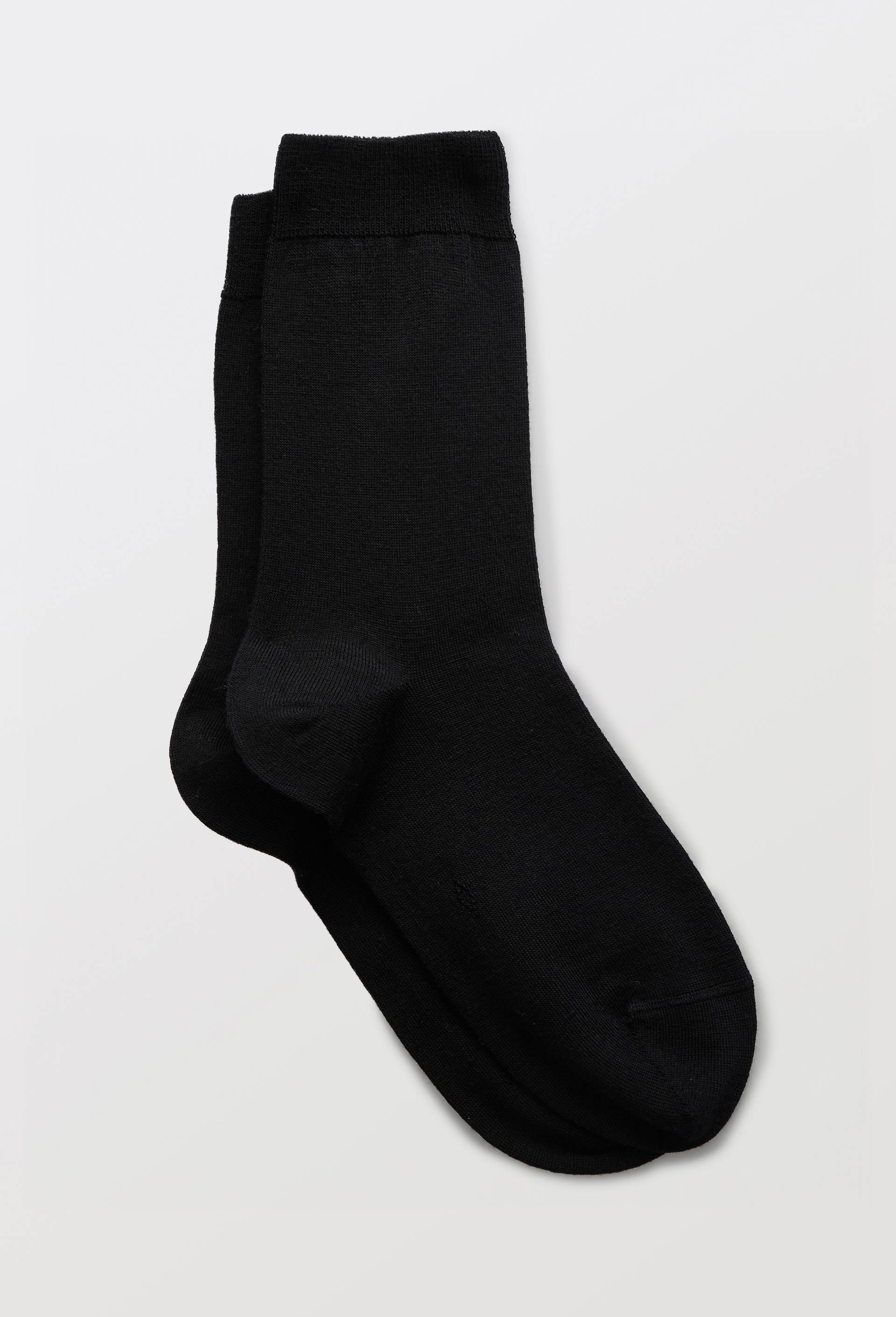 Paire de chaussettes en laine Le Bourget, Noir, large image number 1