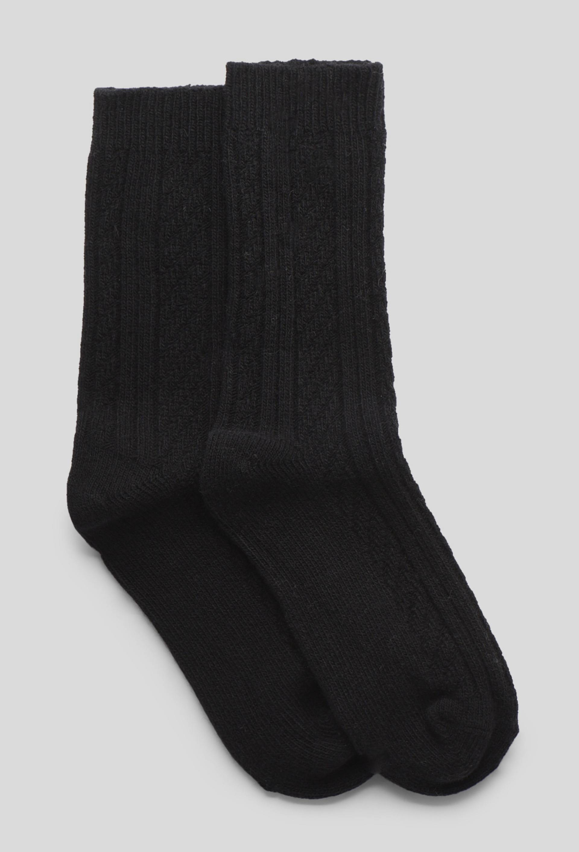 Chausettes en laine, Noir, large image number 1