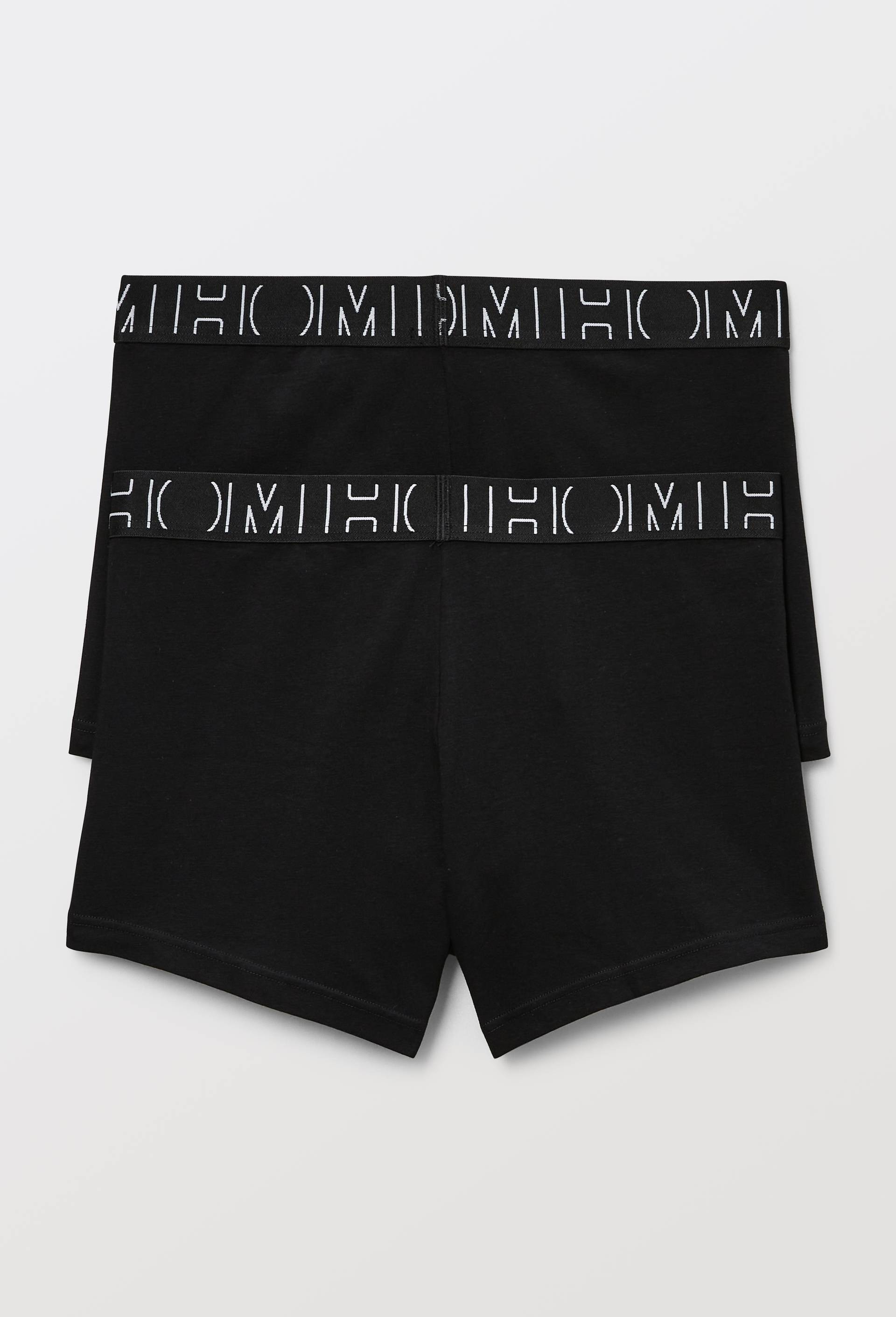 Lot de 2 boxer en coton HOM, certifi&eacute; OEKO-TEX, Noir, large image number 1