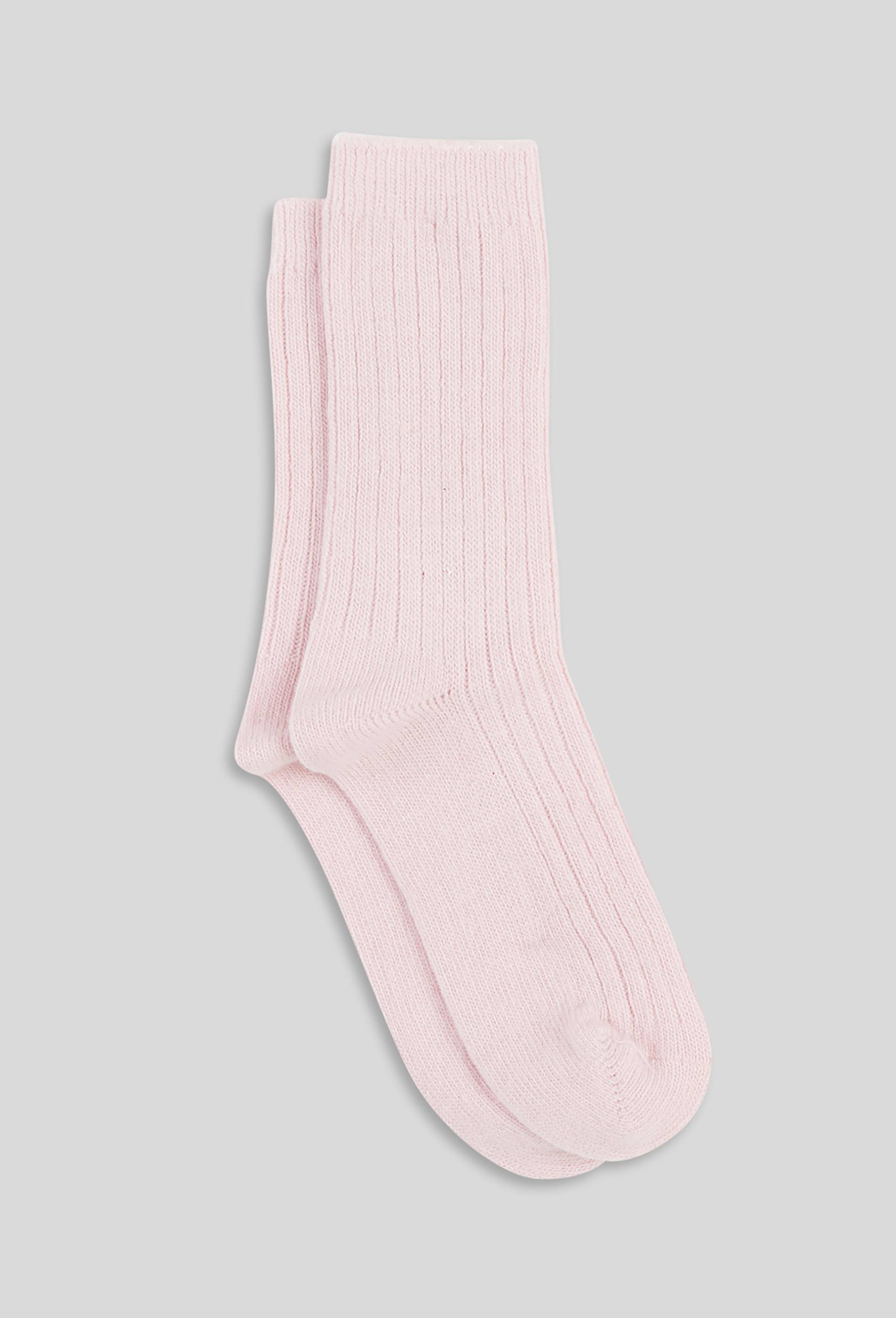 Paire de chaussettes en cachemire, Rose clair, swatch image