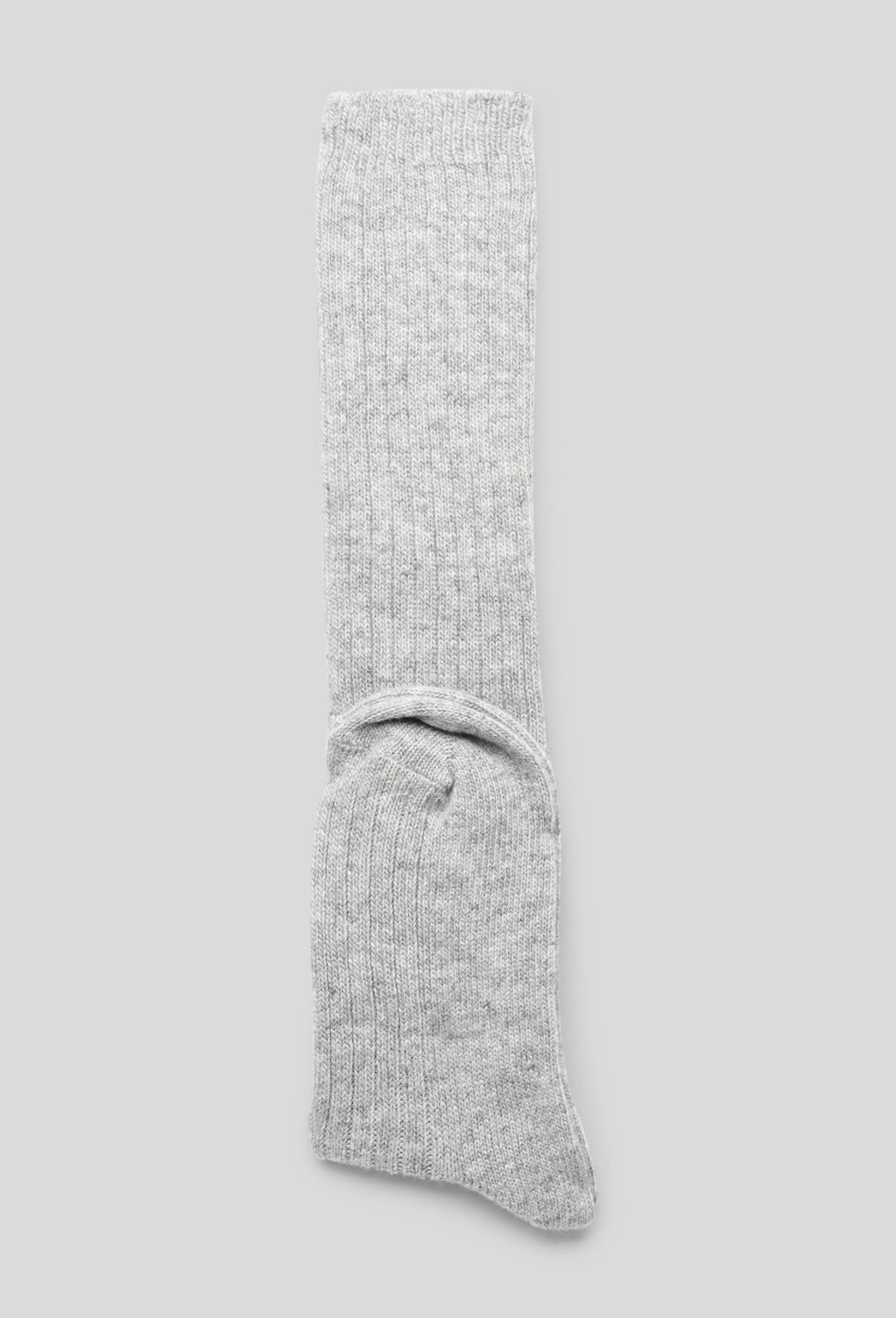 Paire de mi-bas contenant de la laine et du cachemire, Gris, swatch image