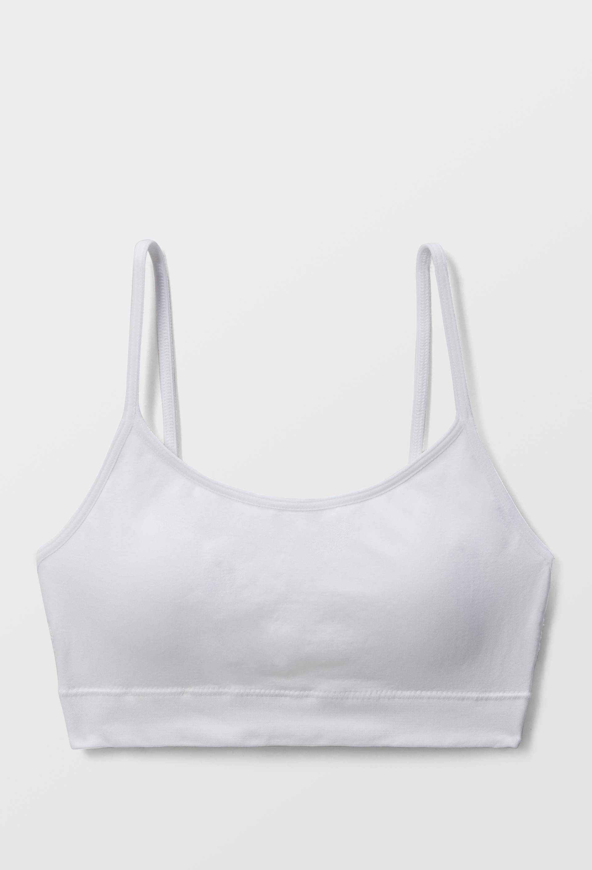 Brassi&egrave;re sans coutures avec coques amovibles et agrafage dos, Blanc, large image number 2