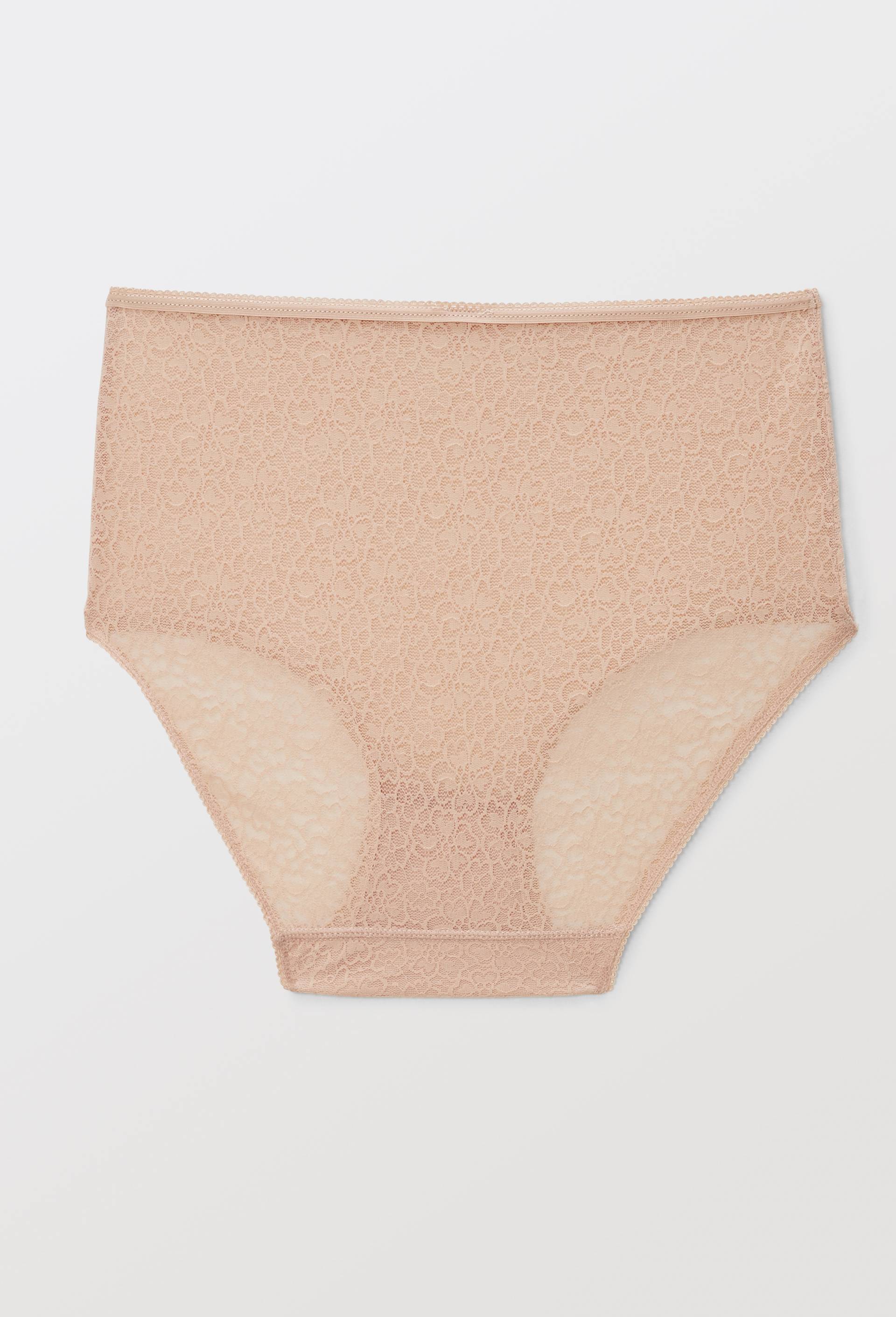 Culotte taille haute en dentelle, Rose clair, large image number 1
