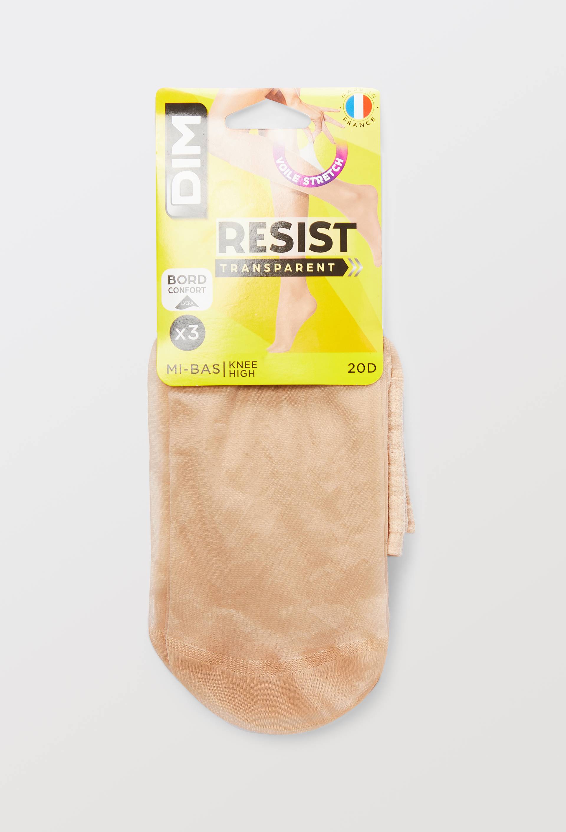 Lot de 3 paires de mi-bas BEAUTY RESIST DIM, Beige clair, large image number 1
