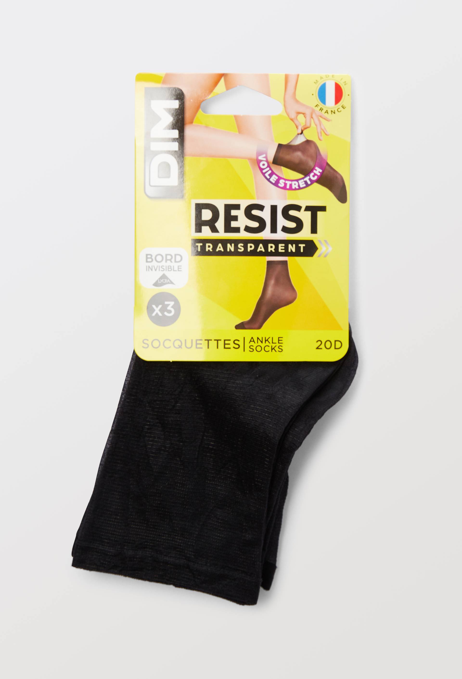 Lot de 3 paires de soquettes BEAUTY RESIST DIM, Noir, large image number 1