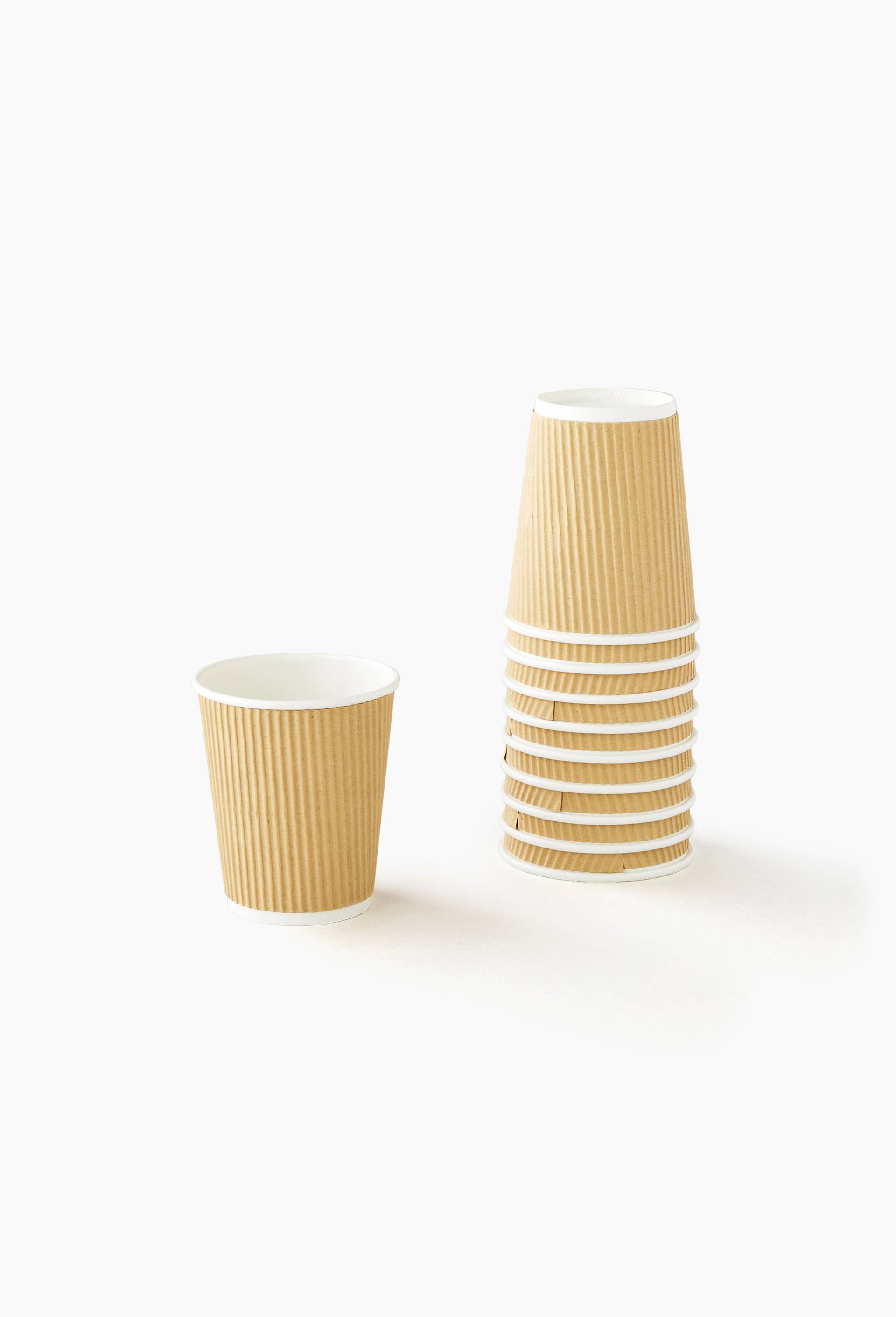 10 gobelets en carton 25cl double paroi, , large image number 0