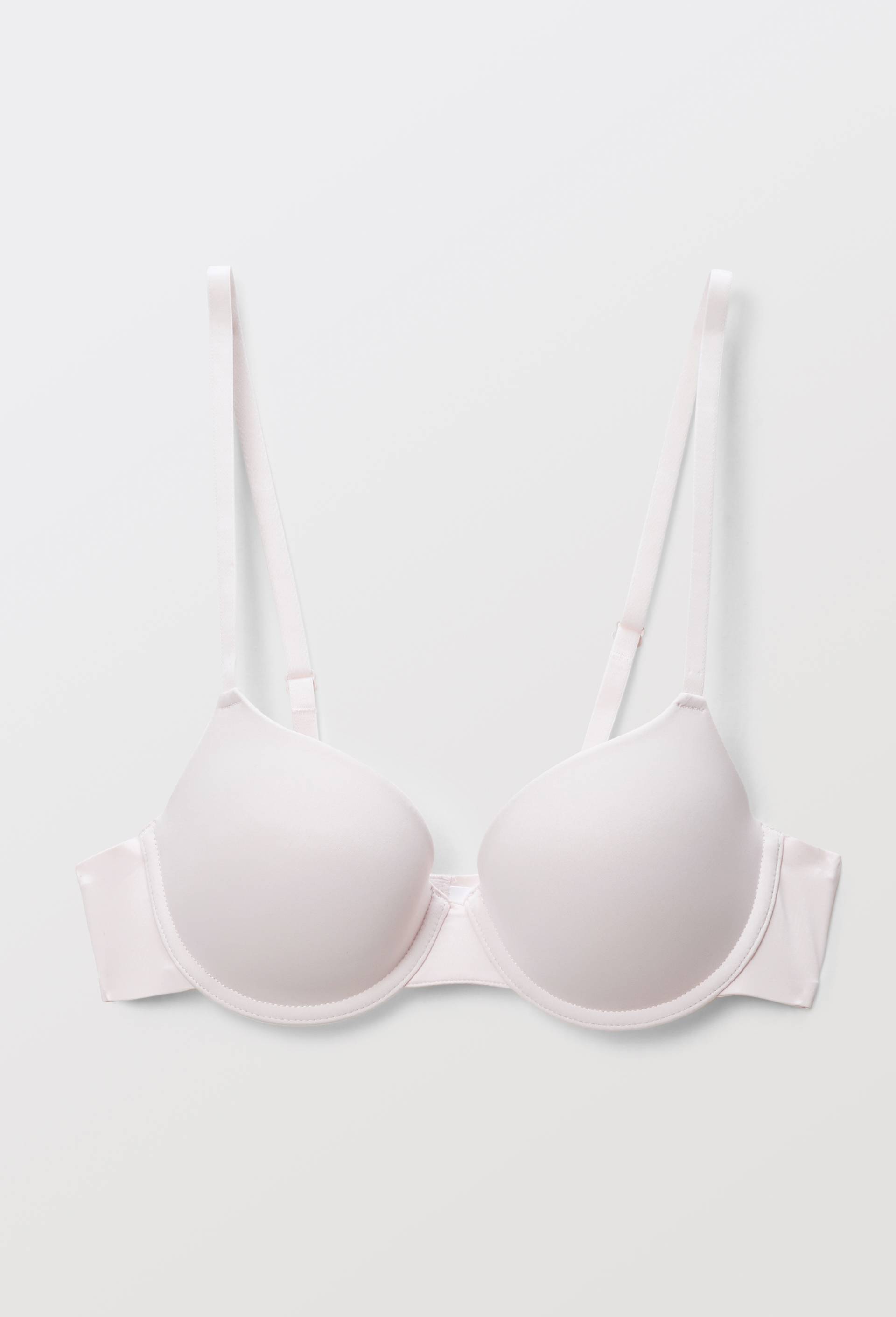 Soutien-gorge corbeille padd&eacute; invisible ALEXIA en microfibre, Rose clair, large image number 2