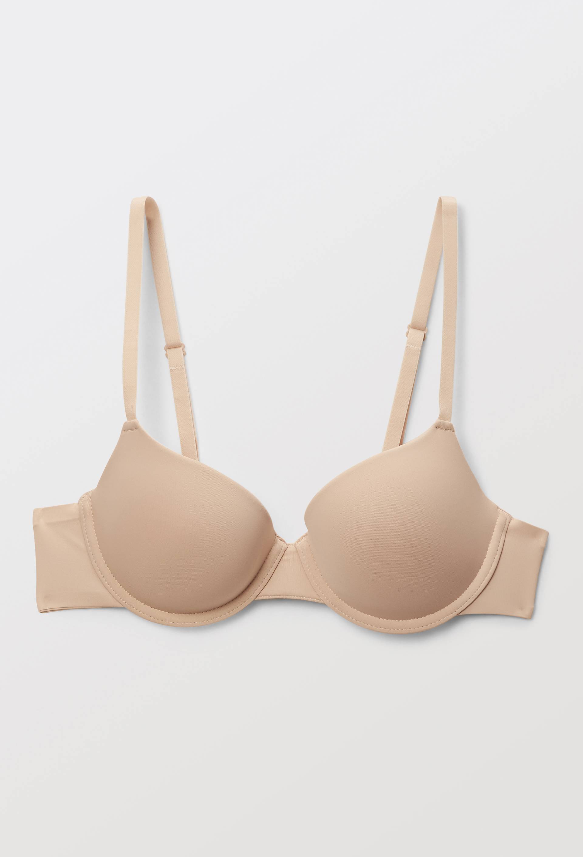 Soutien-gorge corbeille padd&eacute; invisible ALEXIA en microfibre, Rose clair, large image number 2