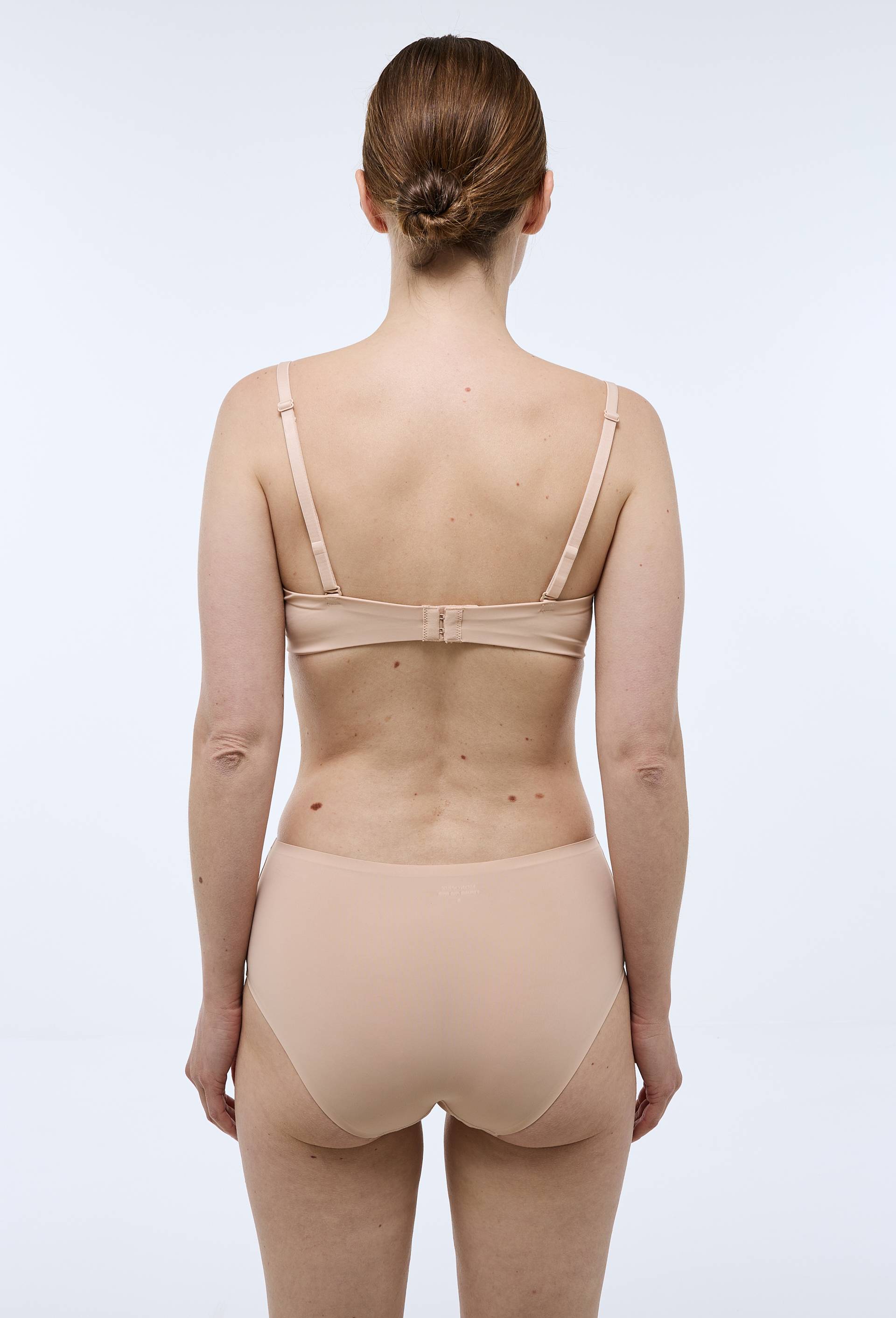 Soutien-gorge triangle moul&eacute; invisible ALEXIA en microfibre, Rose clair, large image number 1