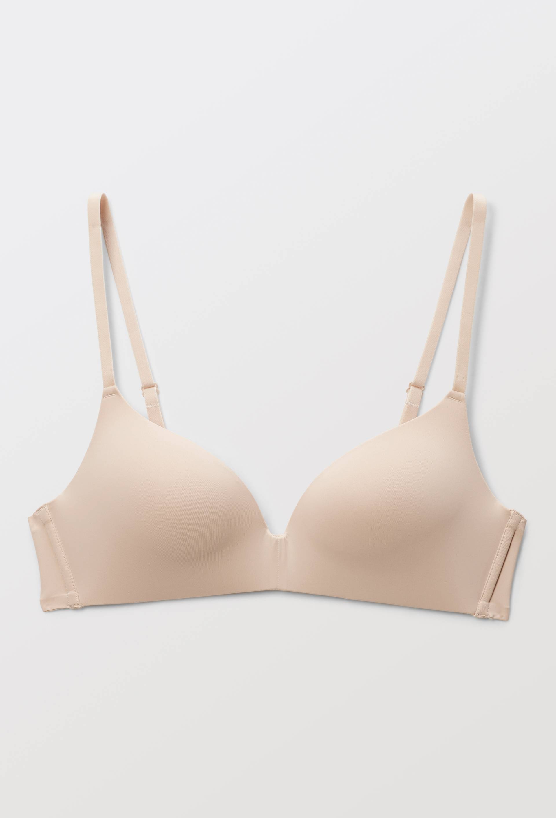 Soutien-gorge triangle moul&eacute; invisible ALEXIA en microfibre, Rose clair, large image number 2