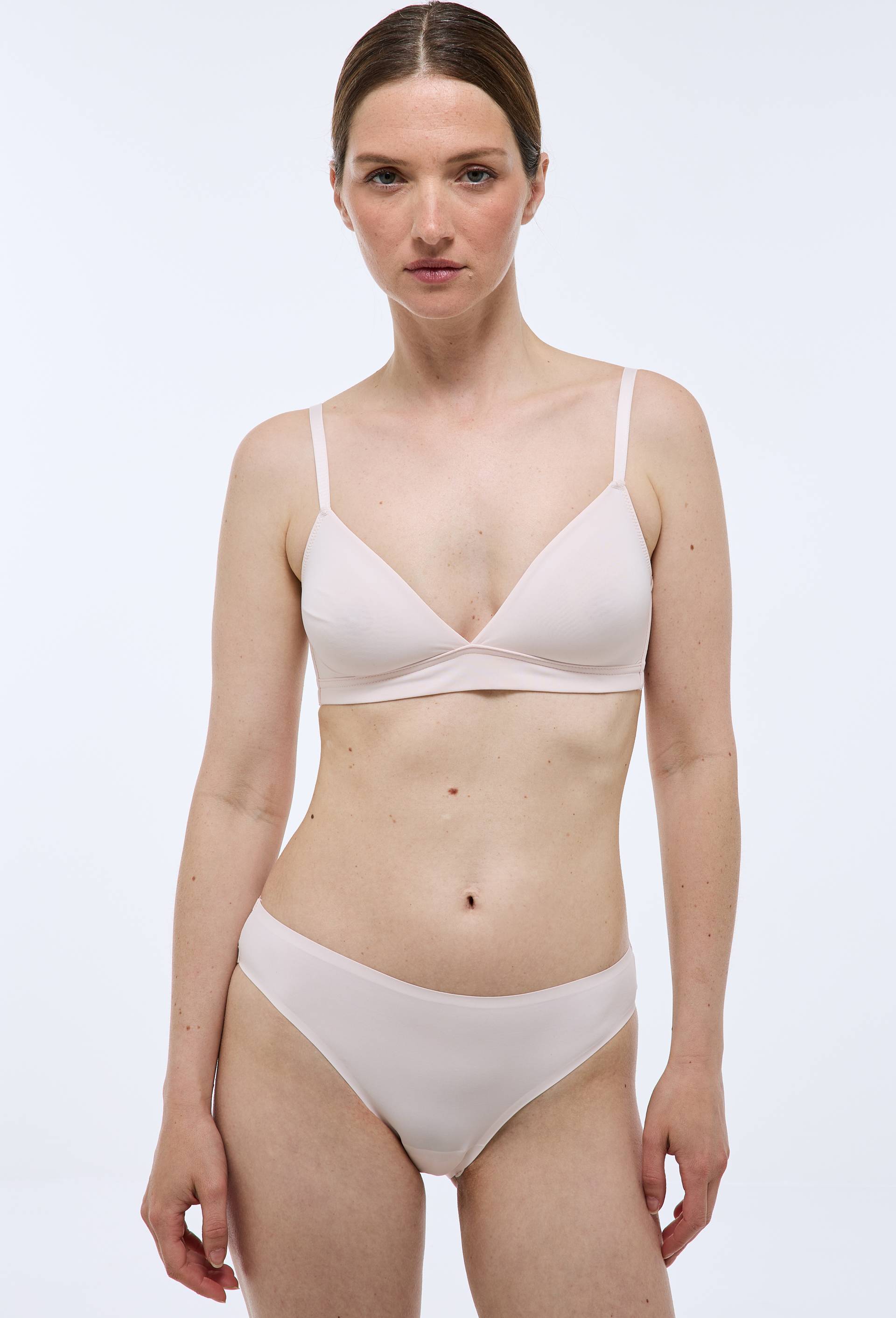 Soutien-gorge triangle invisible ALEXIA en microfibre, Rose clair, large image number 0