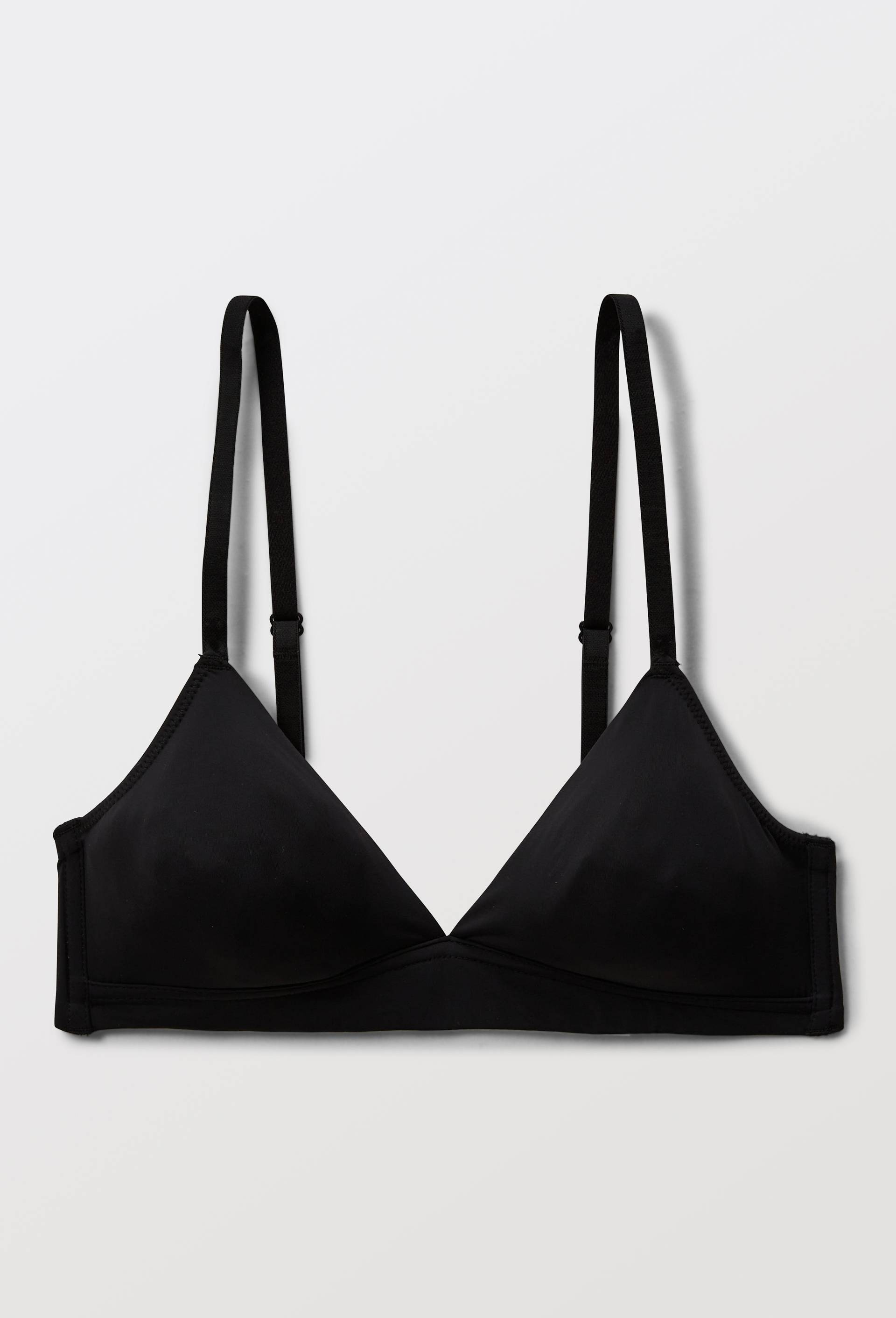 Soutien-gorge triangle invisible ALEXIA en microfibre, Noir, large image number 3.0