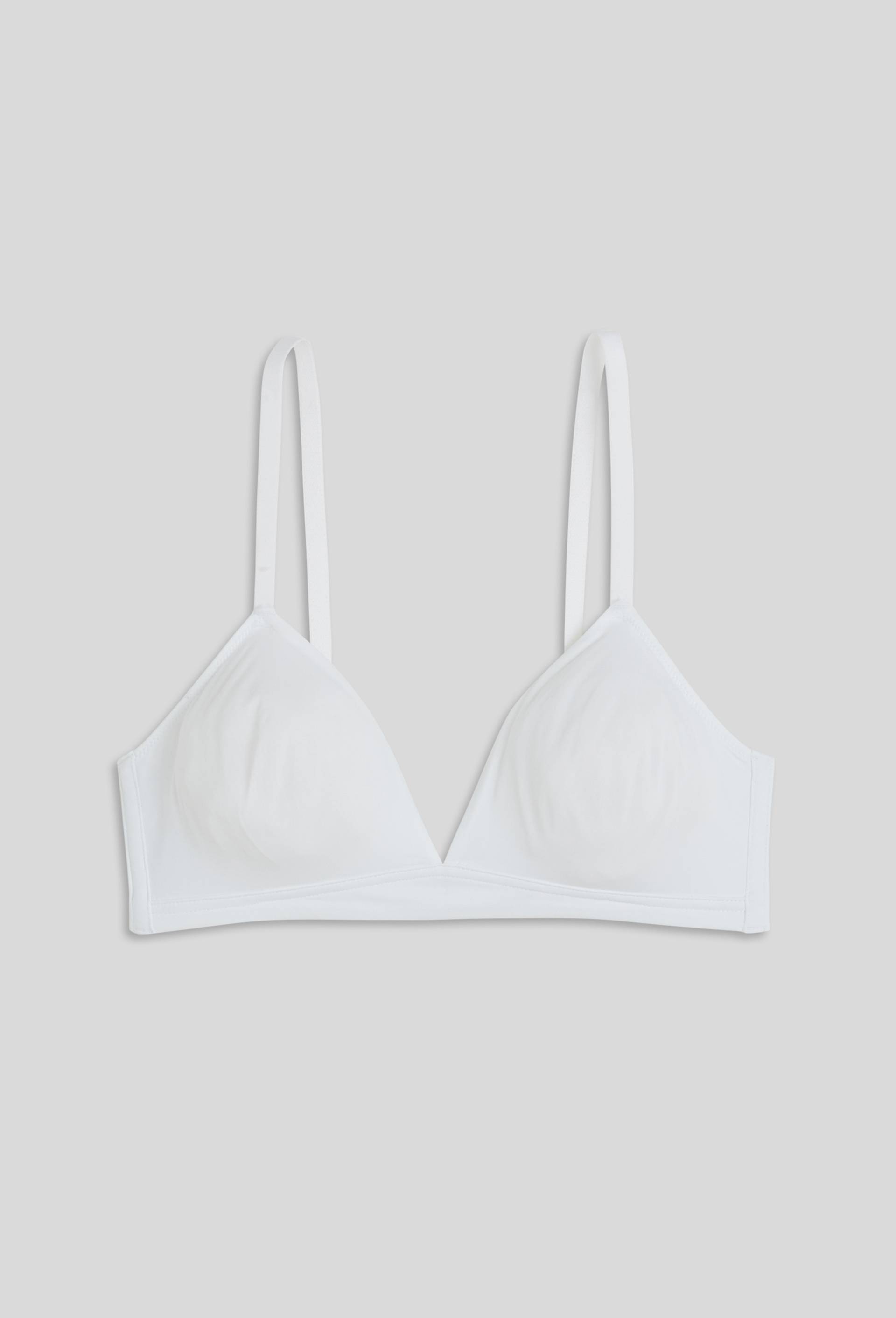 Soutien-gorge triangle invisible ALEXIA en microfibre, Blanc, large image number 3