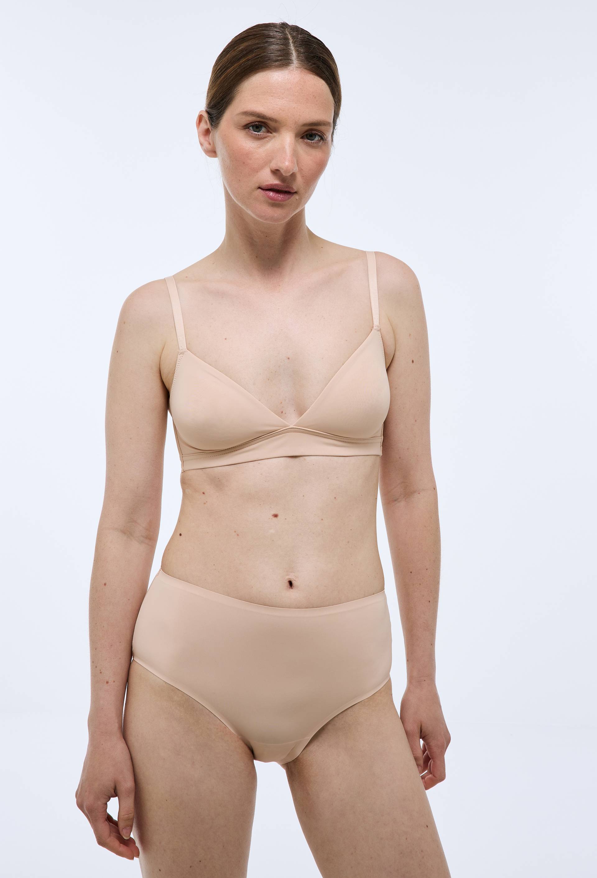 Culotte taille haute invisible ALEXIA en microfibre, Rose clair, swatch image