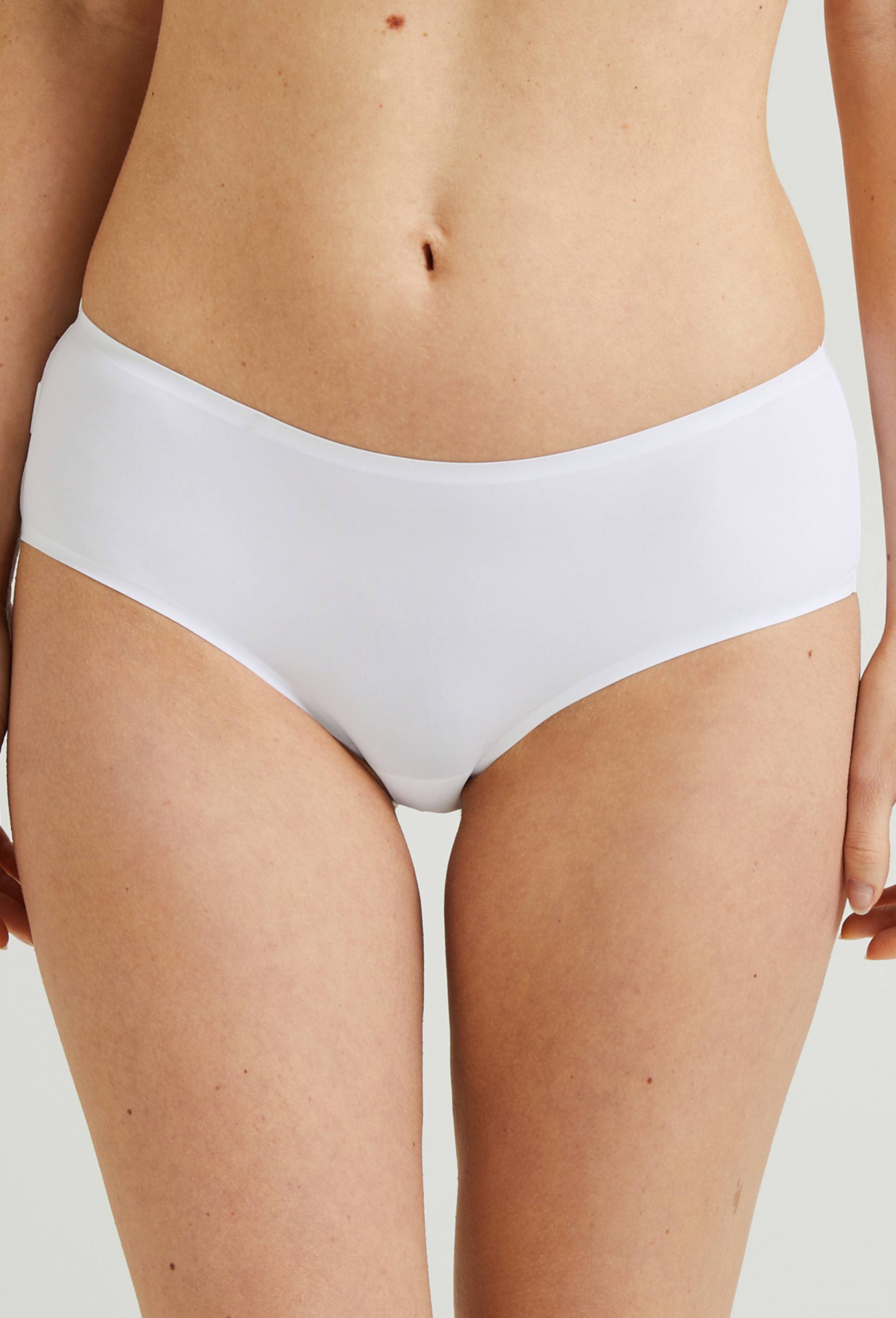 Shorty invisible ALEXIA en microfibre, Blanc, large image number 0