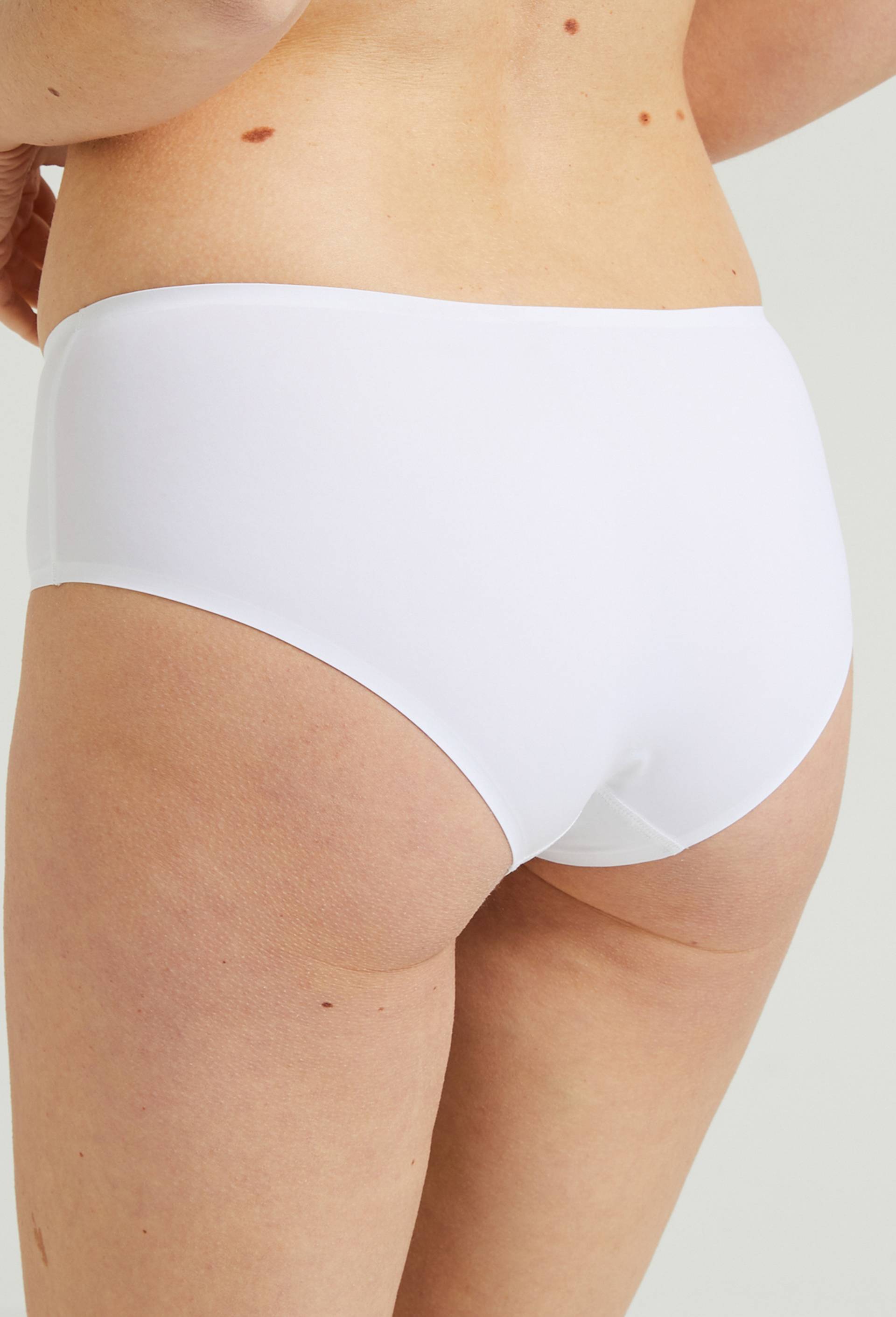 Shorty invisible ALEXIA en microfibre, Blanc, large image number 1.0