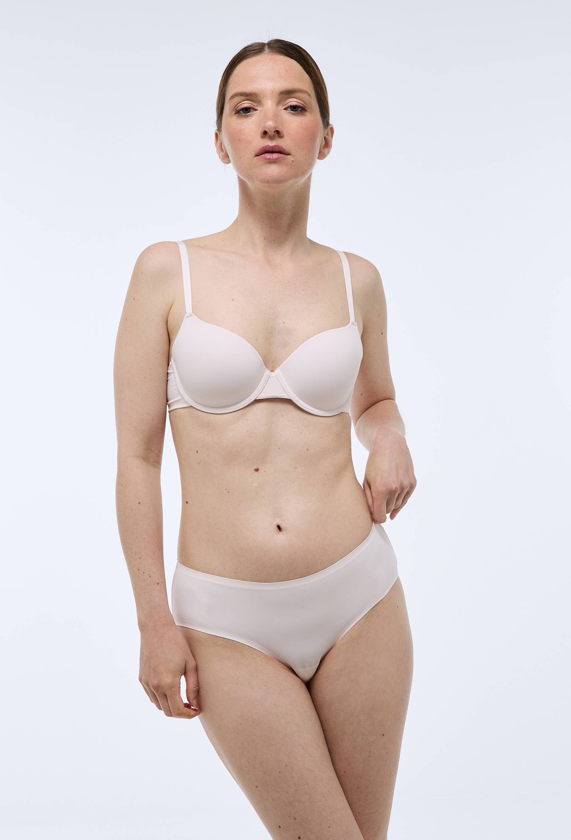 Shorty invisible ALEXIA en microfibre, Rose clair, large image number 0