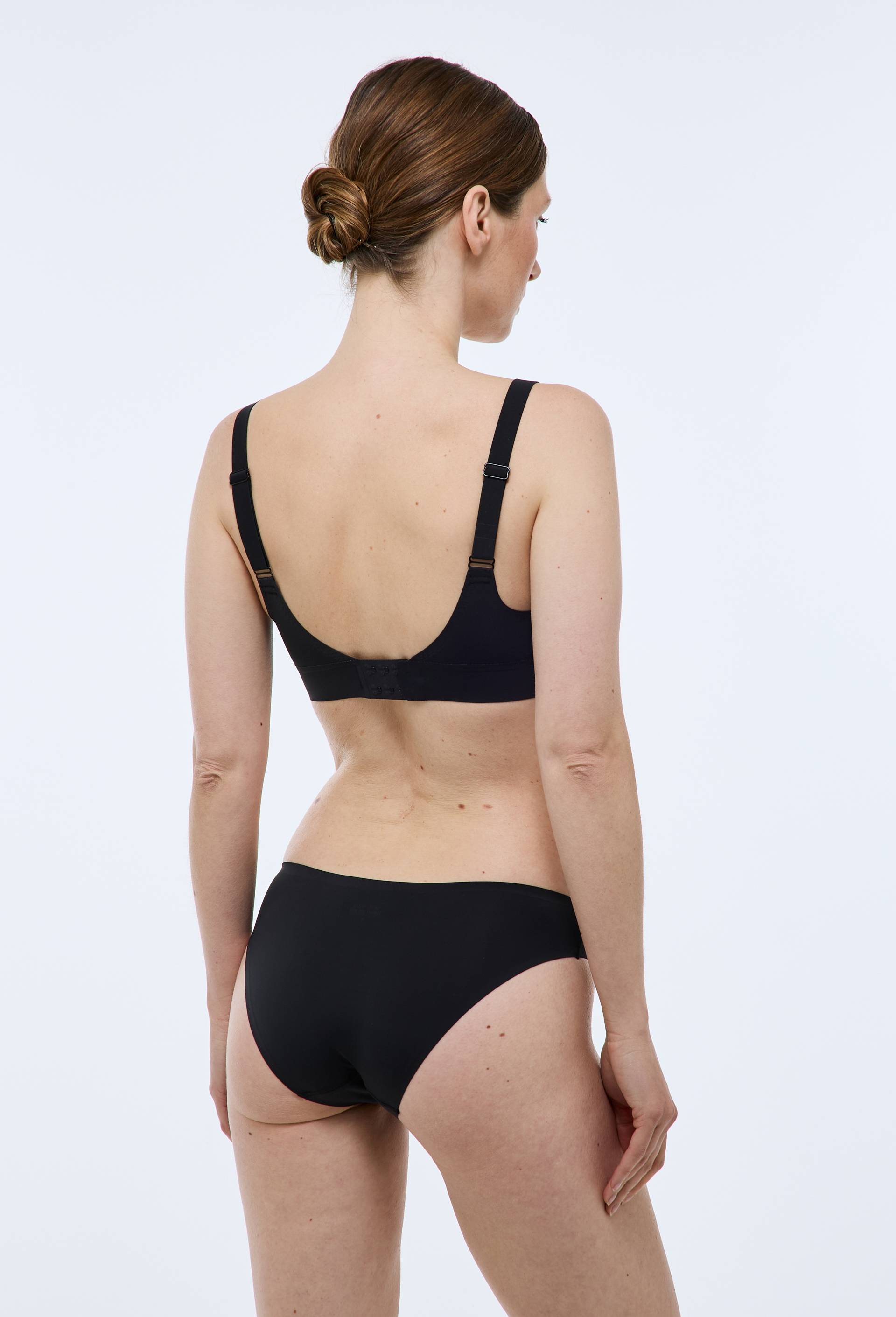 Culotte invisible ALEXIA en microfibre, Noir, large image number 1.0