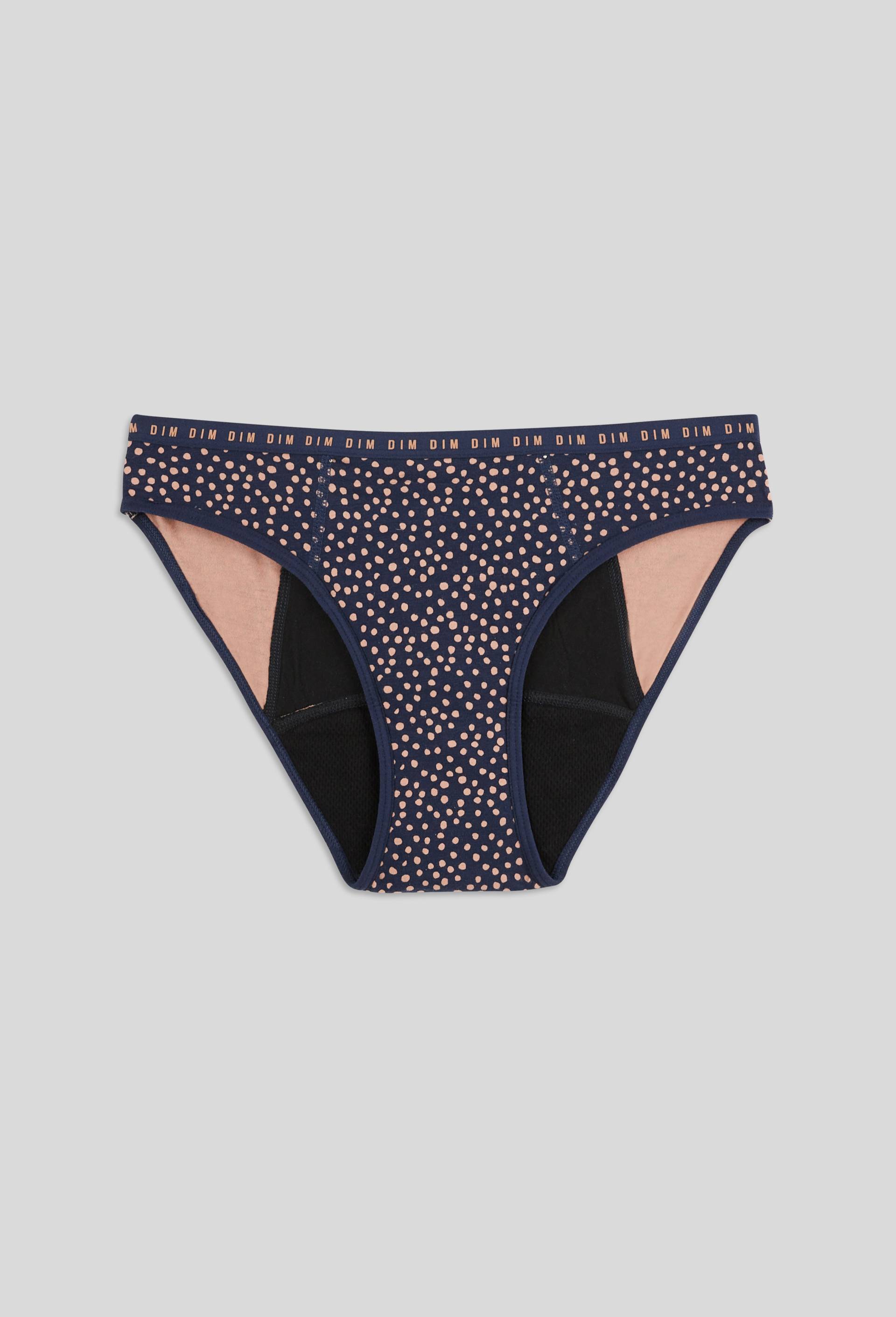 Culotte menstruelle flux abondant DIM PROTECT, Noir, large image number 1.0
