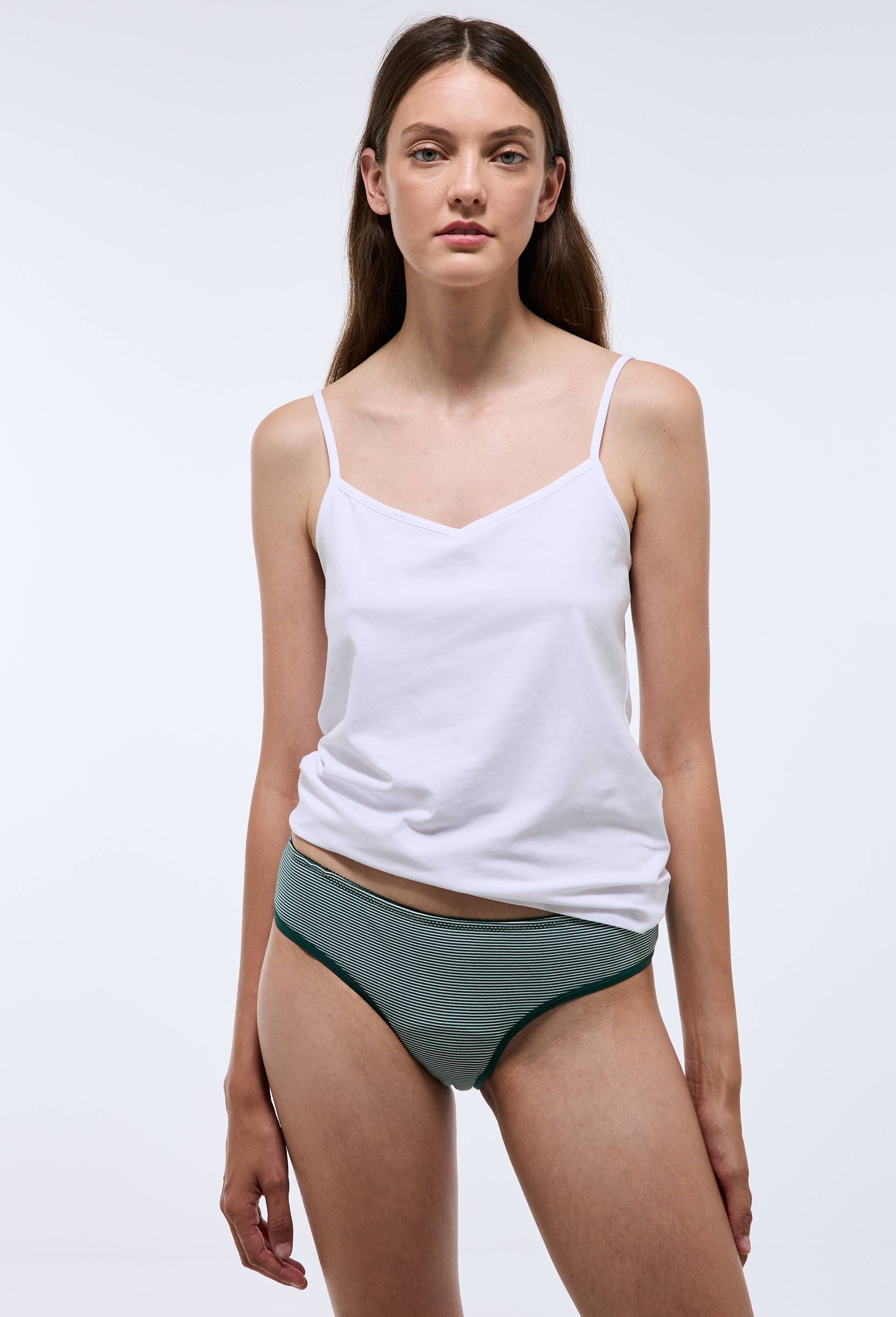Culotte menstruelle contenant du coton BIO, Vert fonc&eacute;, large image number 0