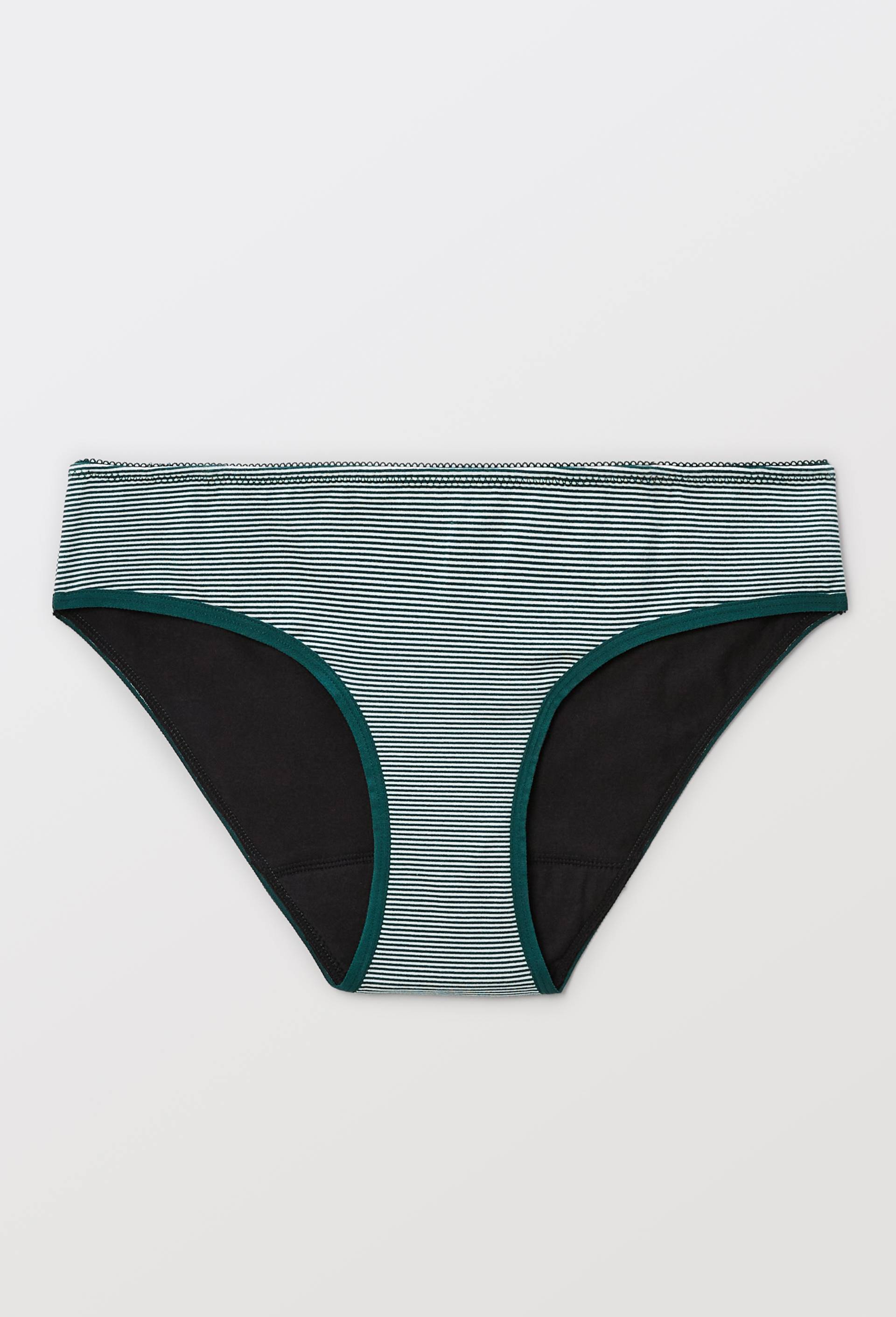 Culotte menstruelle contenant du coton BIO, Vert fonc&eacute;, large image number 2