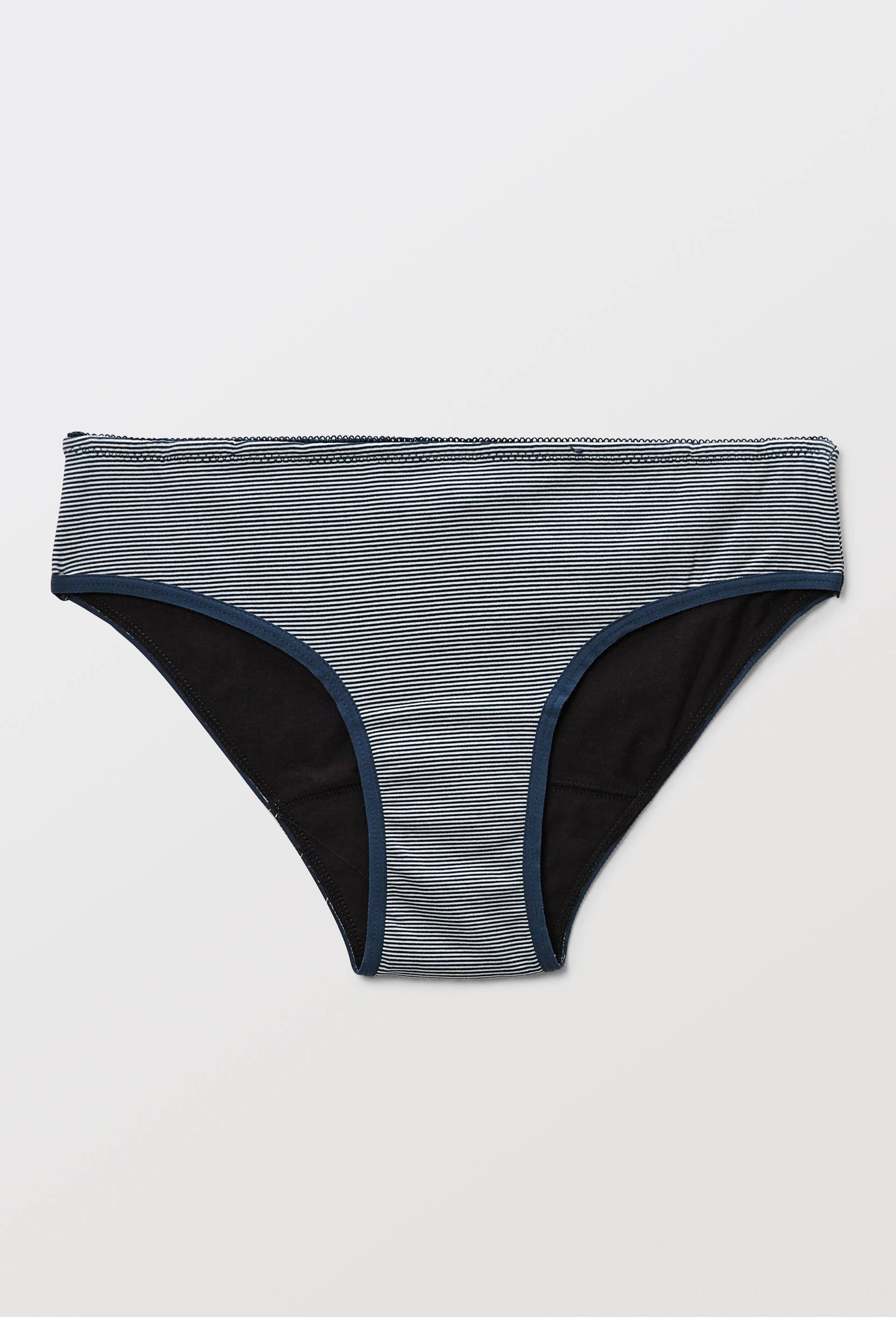 Culotte menstruelle contenant du coton BIO, Bleu fonc&eacute;, large image number 2