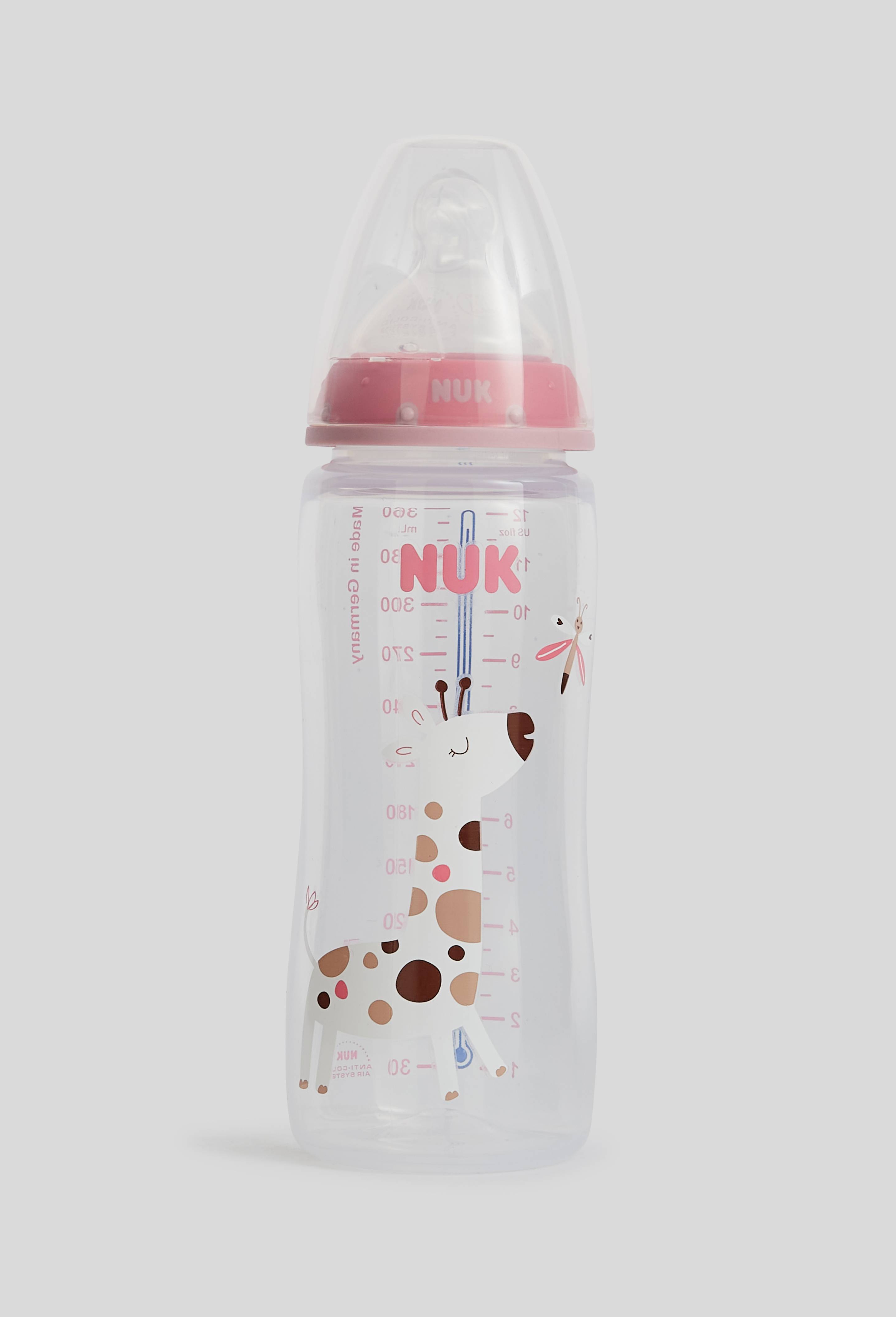 Biberon XL First Choice+ temperature control 6-18 mois 360ml - Girafe, Rose, large image number 0