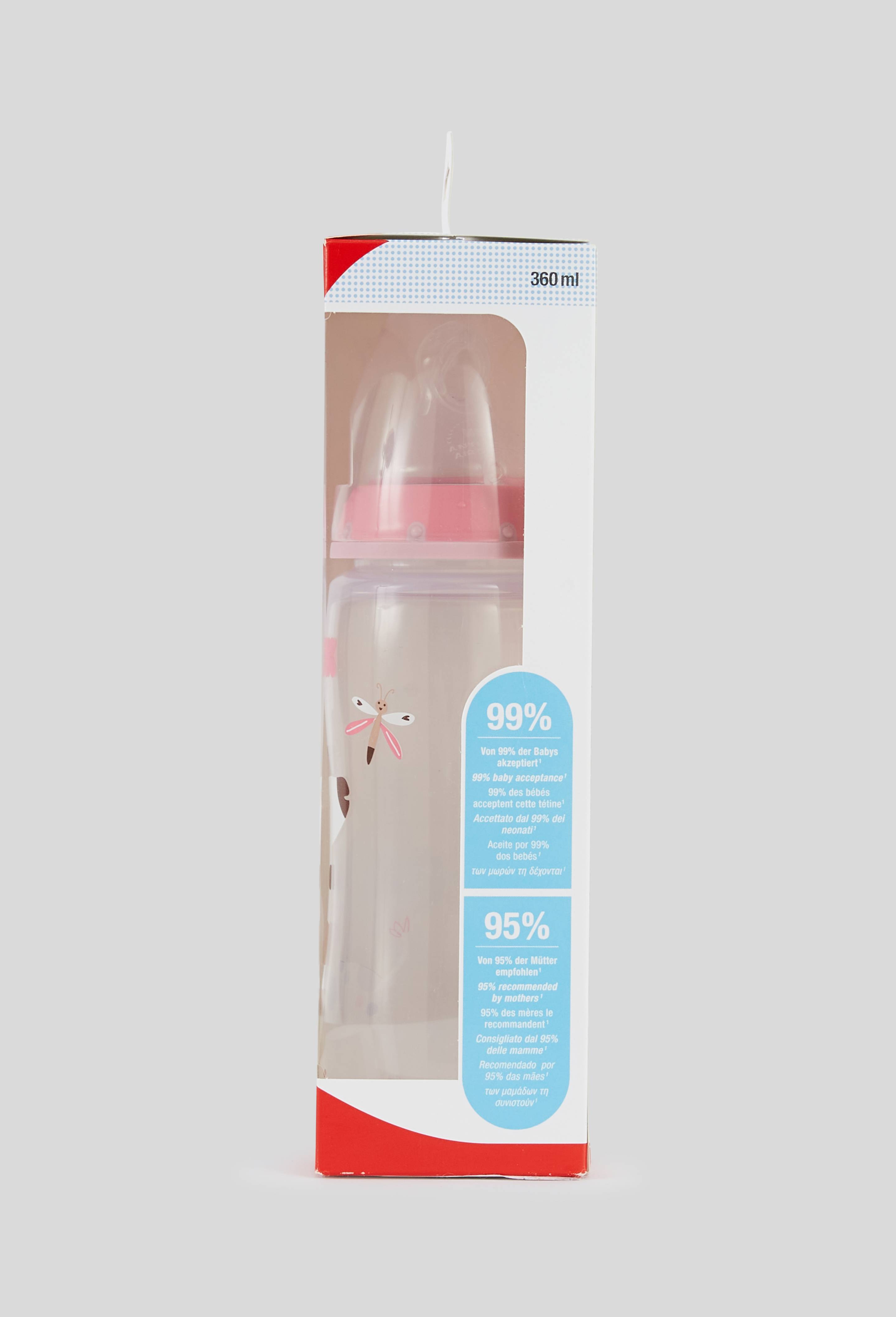 Biberon XL First Choice+ temperature control 6-18 mois 360ml - Girafe, Rose, large image number 2