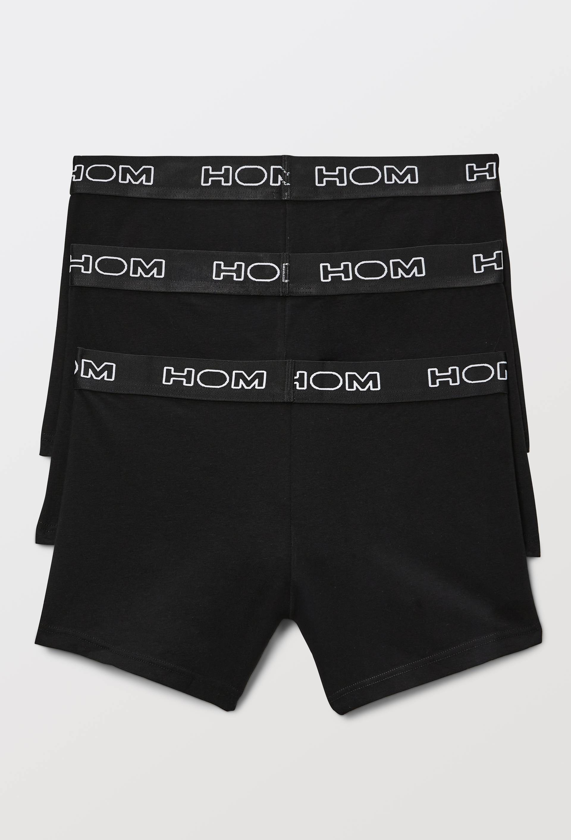 Lot de 3 boxers en coton HOM, certifi&eacute; OEKO-TEX, Noir, large image number 1.0