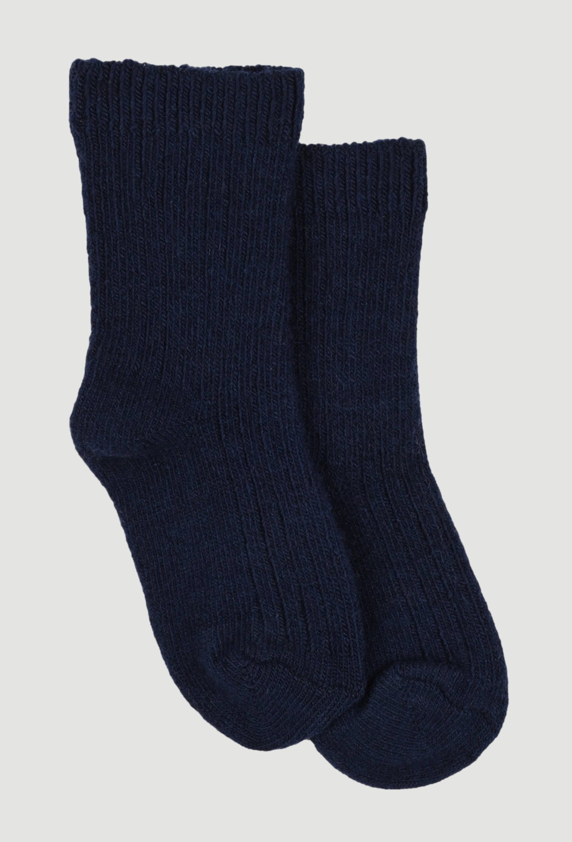 Paire de chaussettes contenant du cachemire et de la laine, Bleu fonc&eacute;, large image number 0