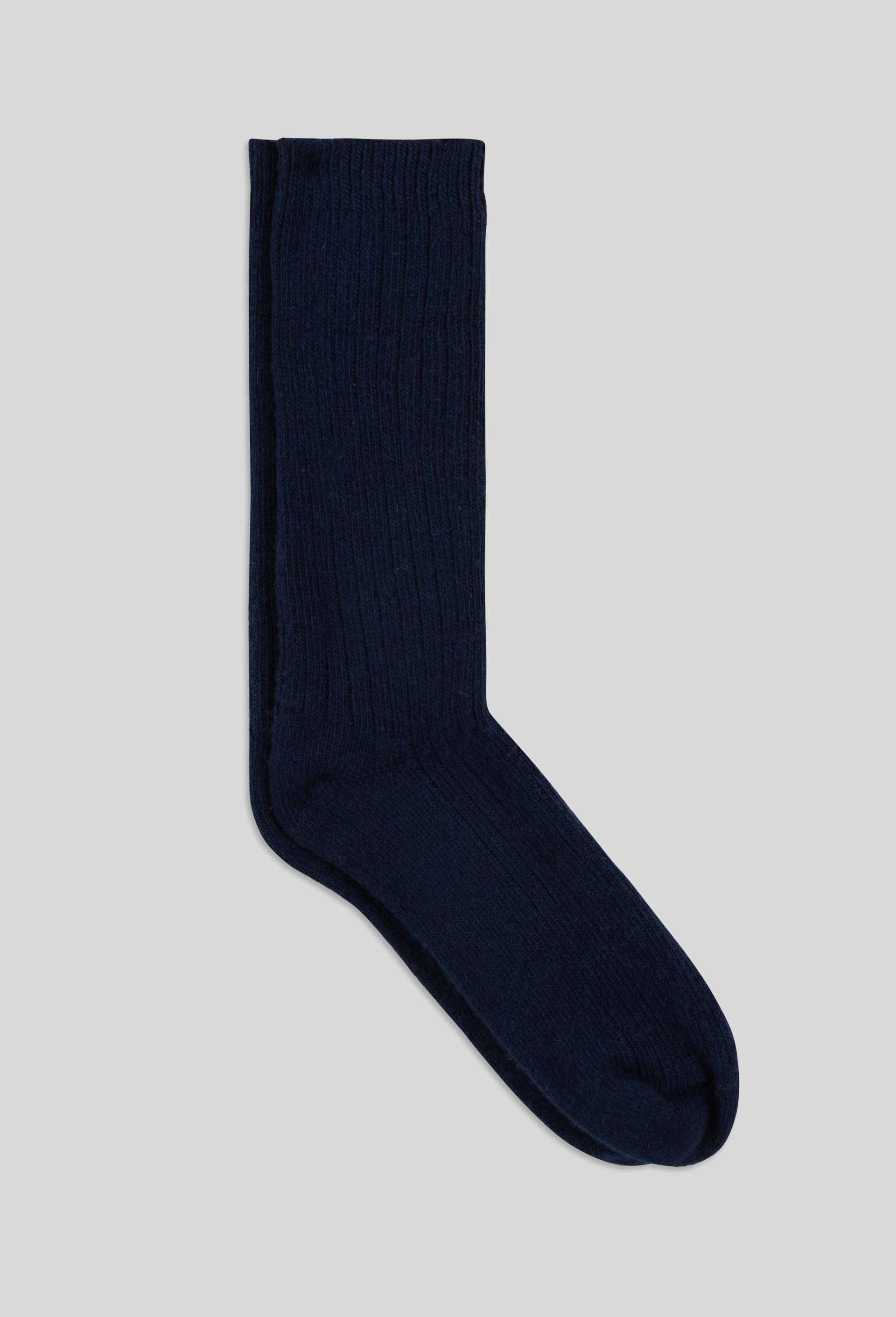 Paire de chaussettes contenant du cachemire et de la laine, Bleu fonc&eacute;, large image number 0