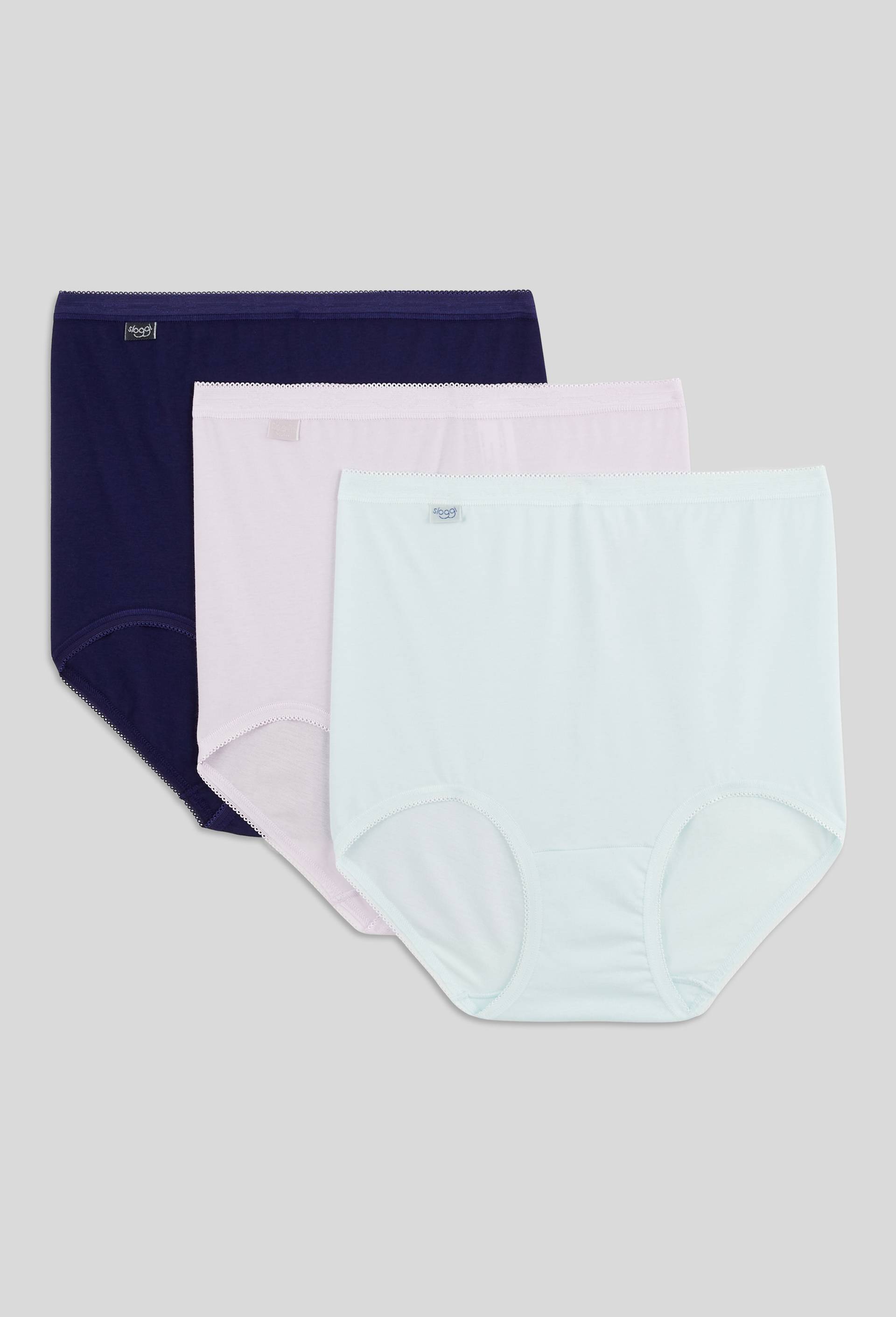 Lot de 3 culottes maxi en coton Sloggi, ROSE/ASSORTIMENT, large image number 1