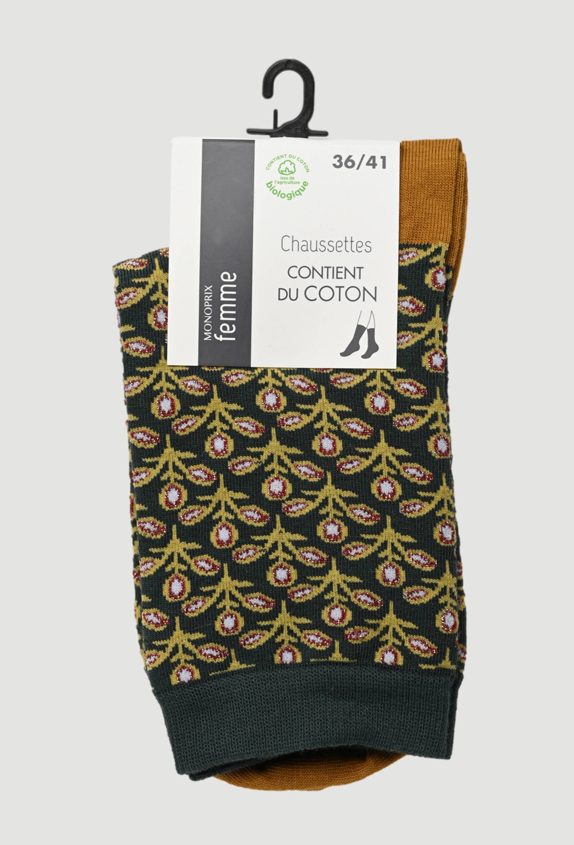 Chaussettes, Vert foncé, large image number 0.0