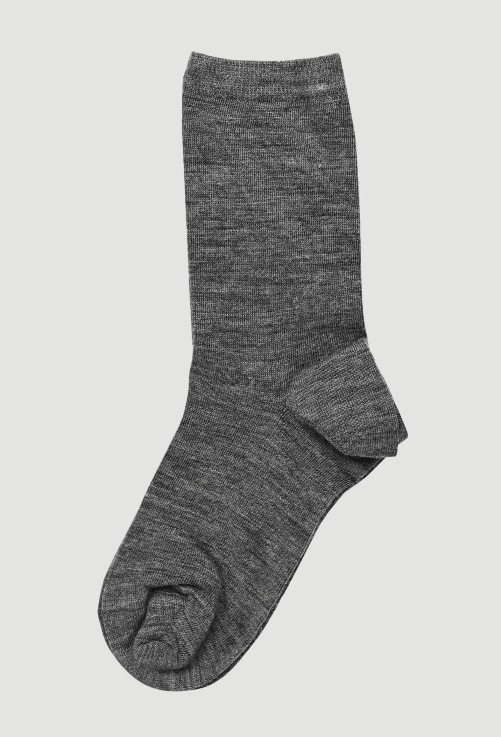 Paire de chaussettes en laine merinos, Gris, large image number 0