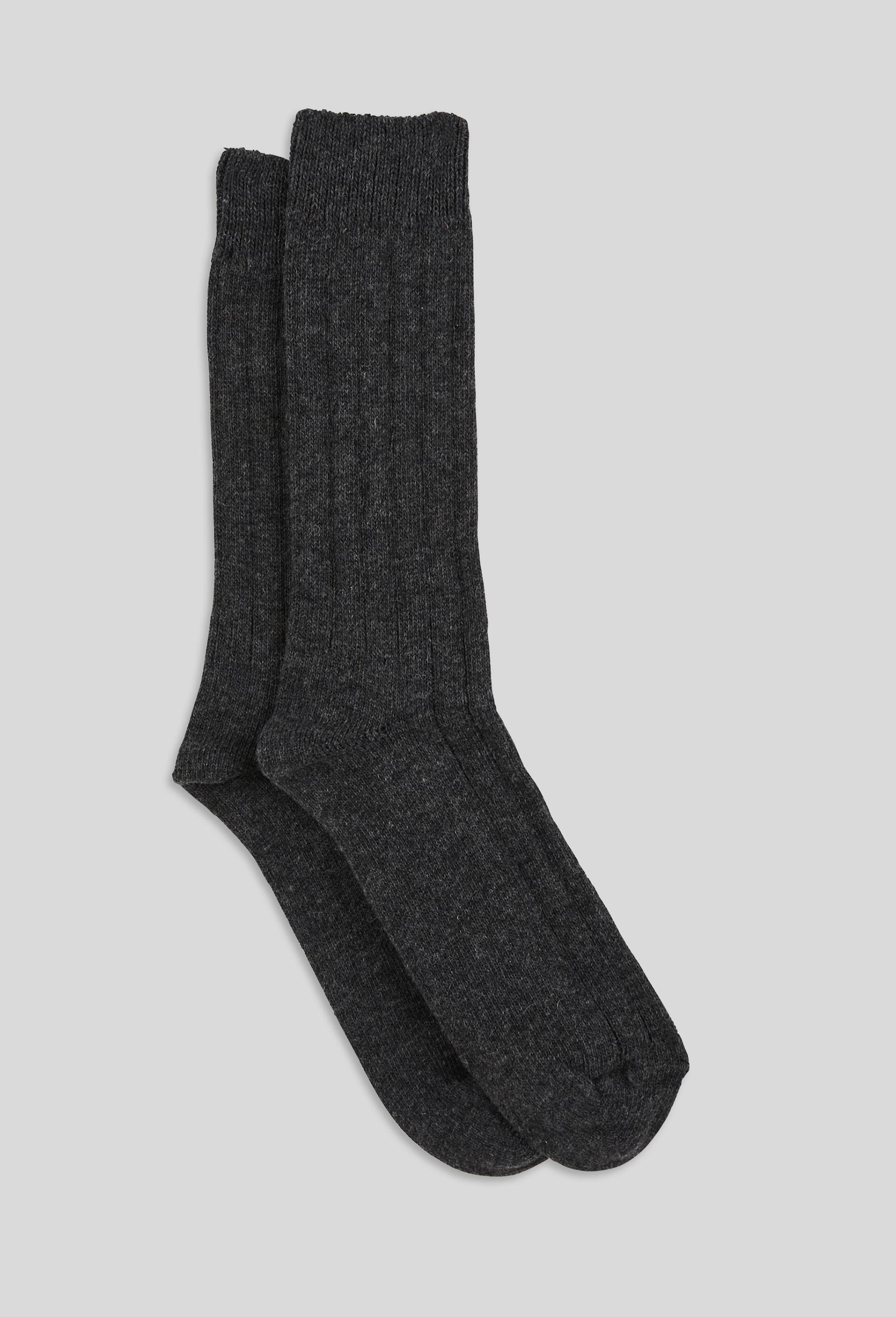 Paire de chaussette contenant du cachemire, Gris foncé, swatch image