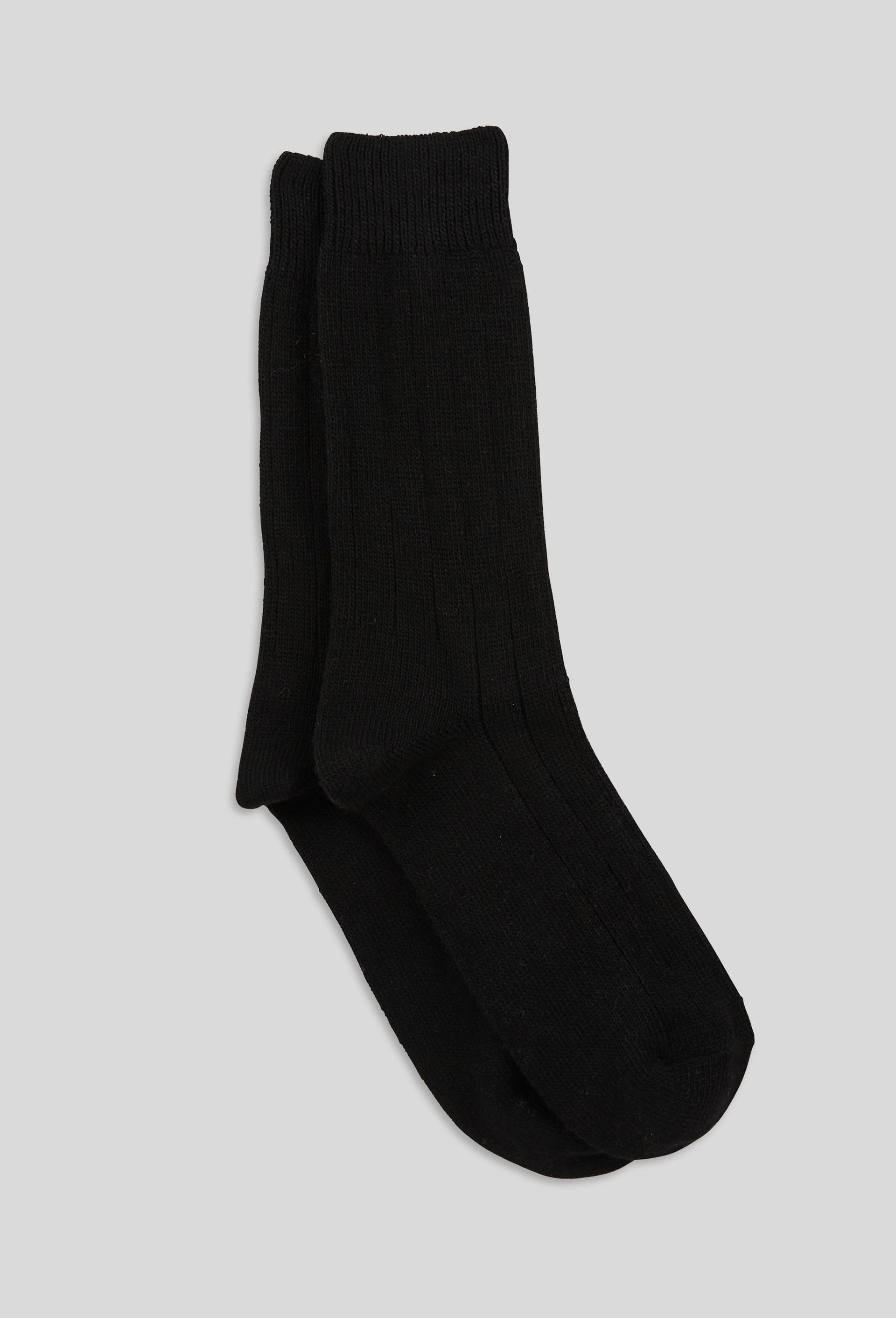 Paire de chaussette contenant du cachemire, Noir, swatch image