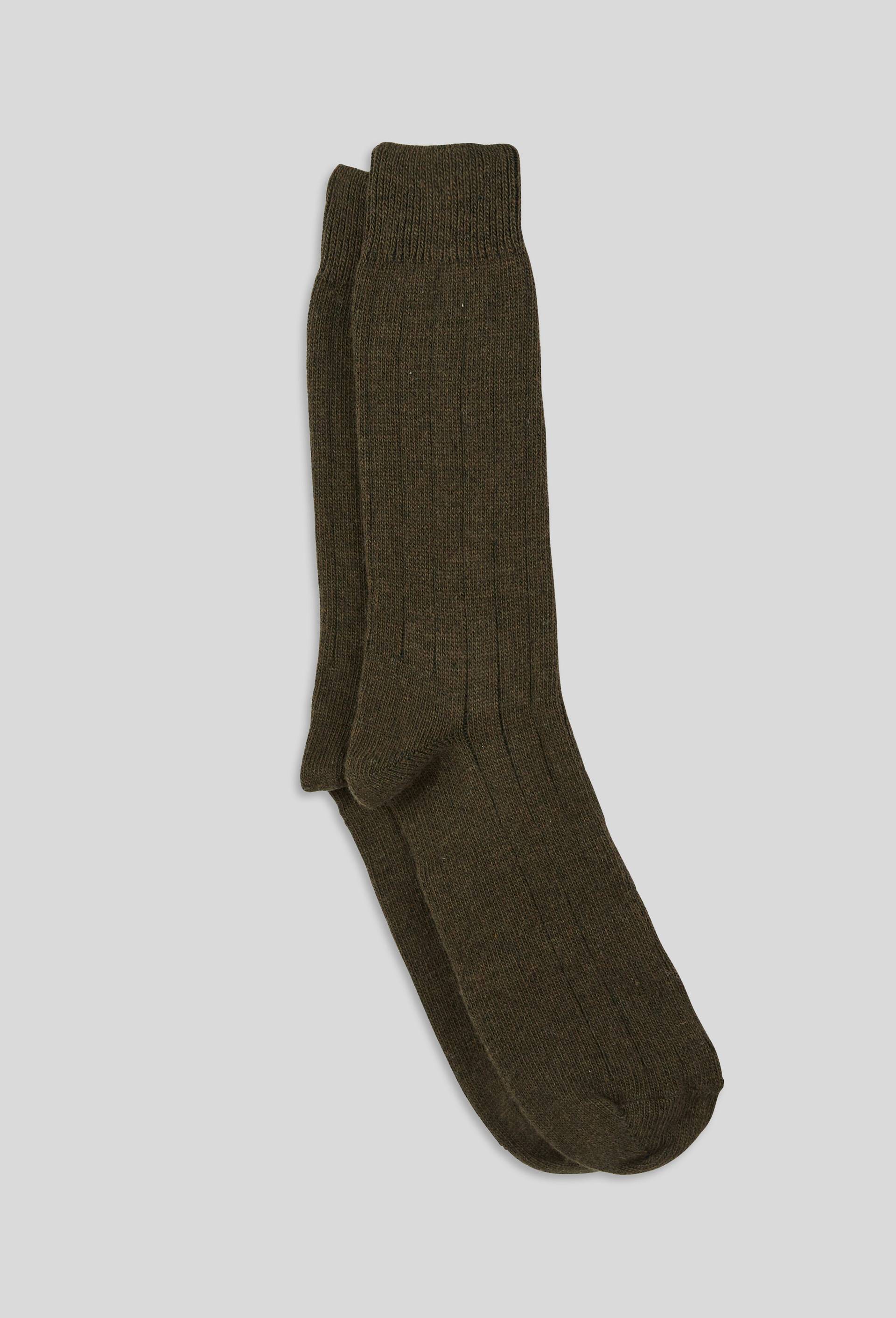 Paire de chaussette contenant du cachemire, Vert foncé, swatch image