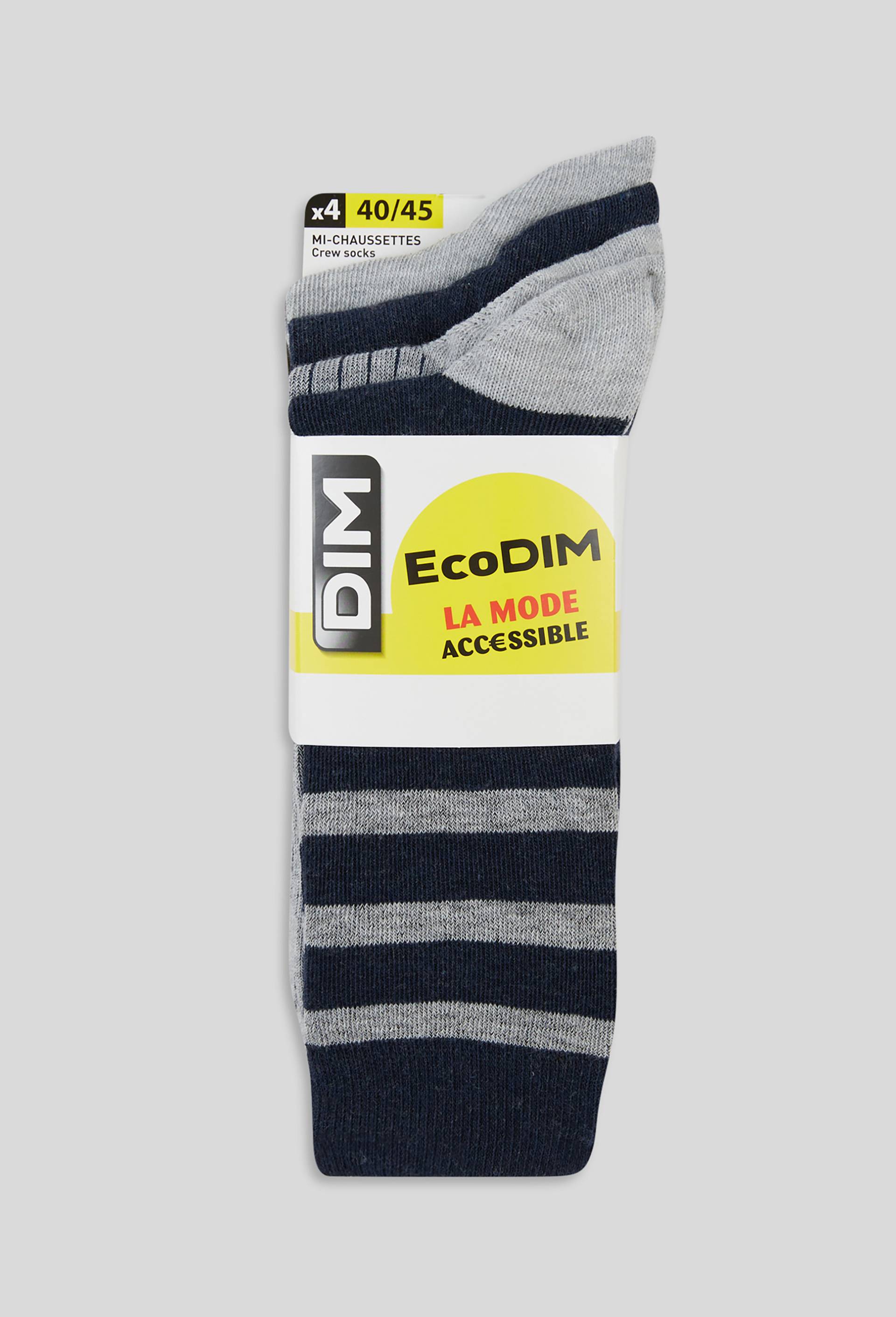 Lot de 4 paires de chaussettes assorties, Gris, large image number 0