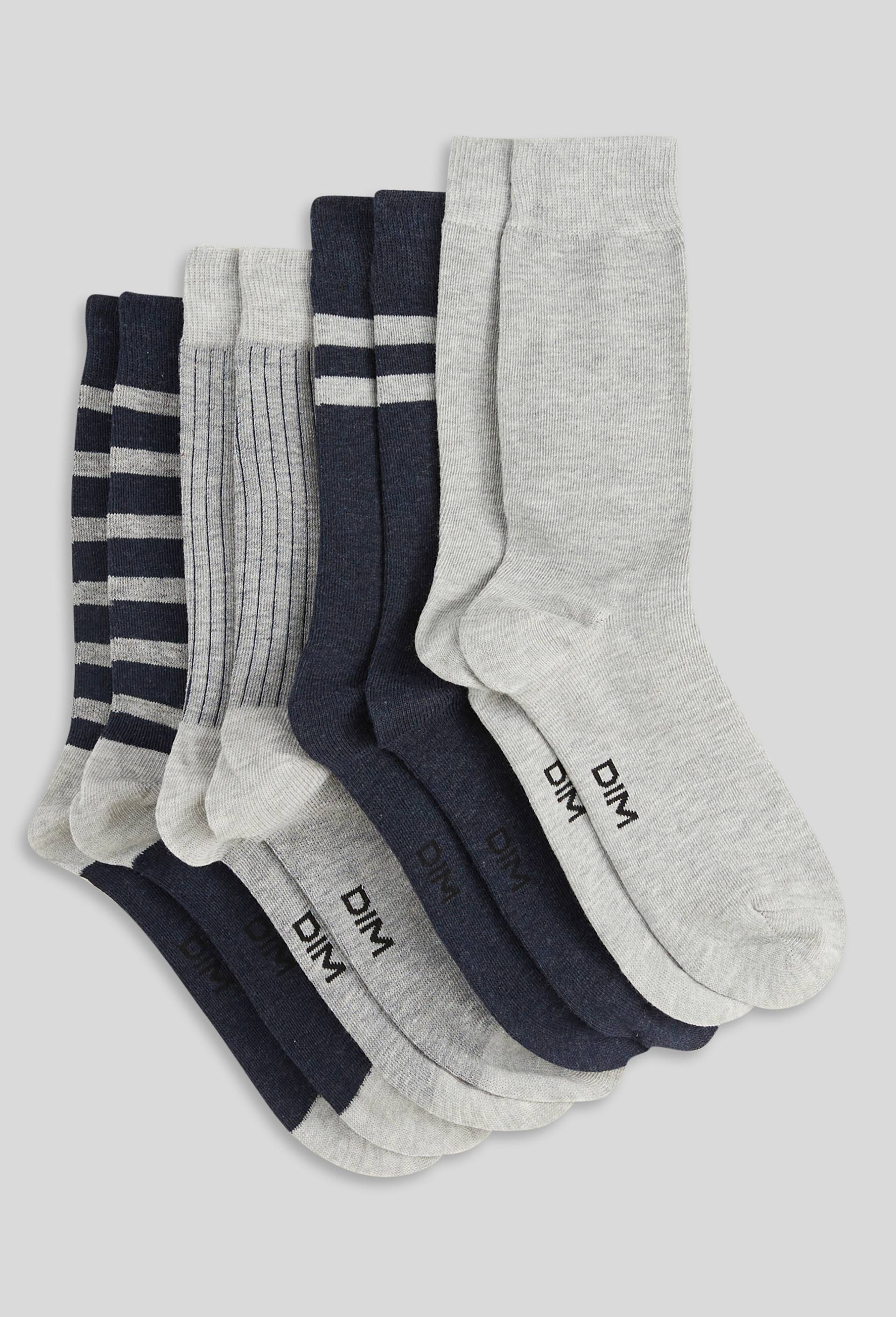 Lot de 4 paires de chaussettes assorties, Gris, large image number 1