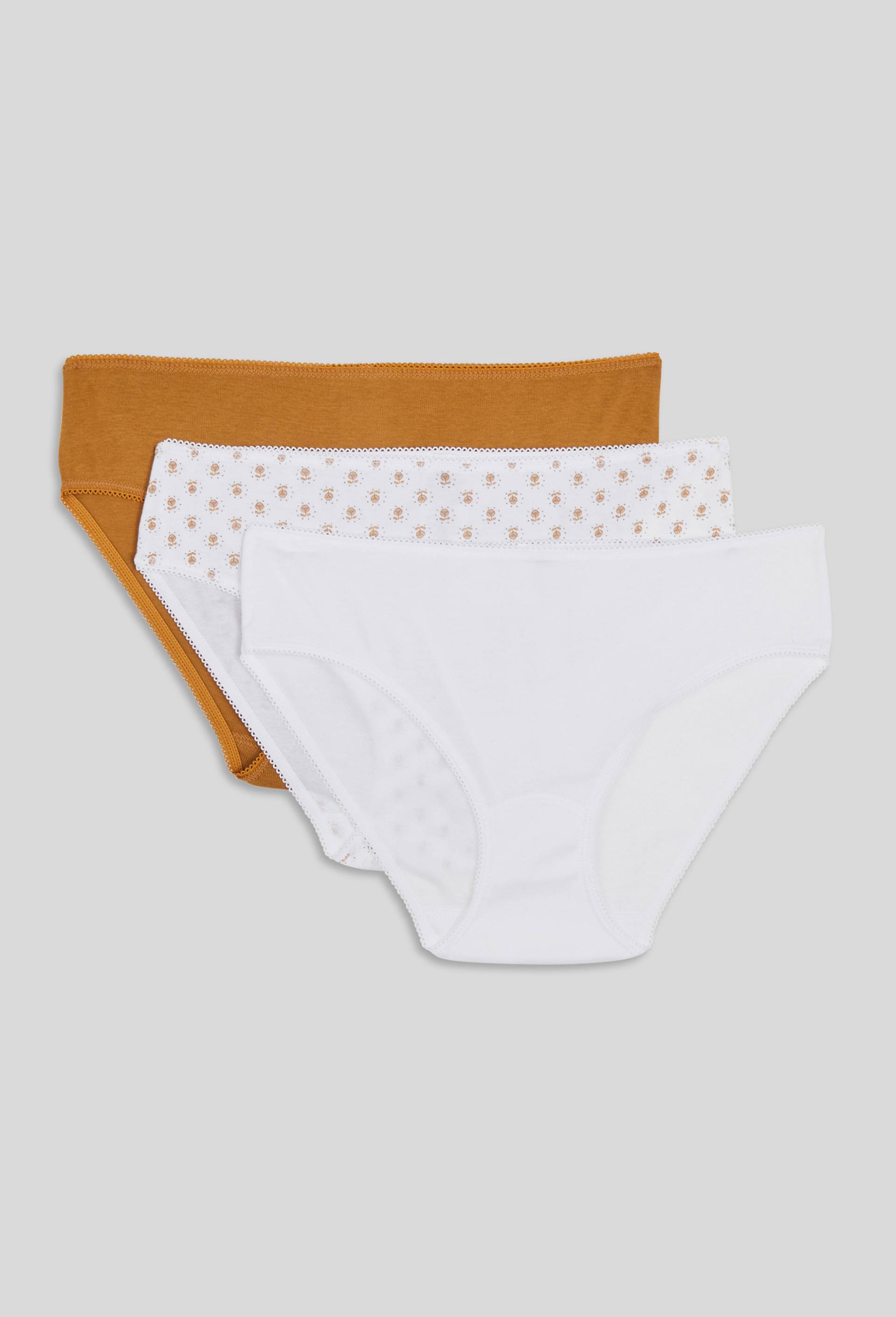 Lot de 3 culottes midi assorties, Marron, large image number 1