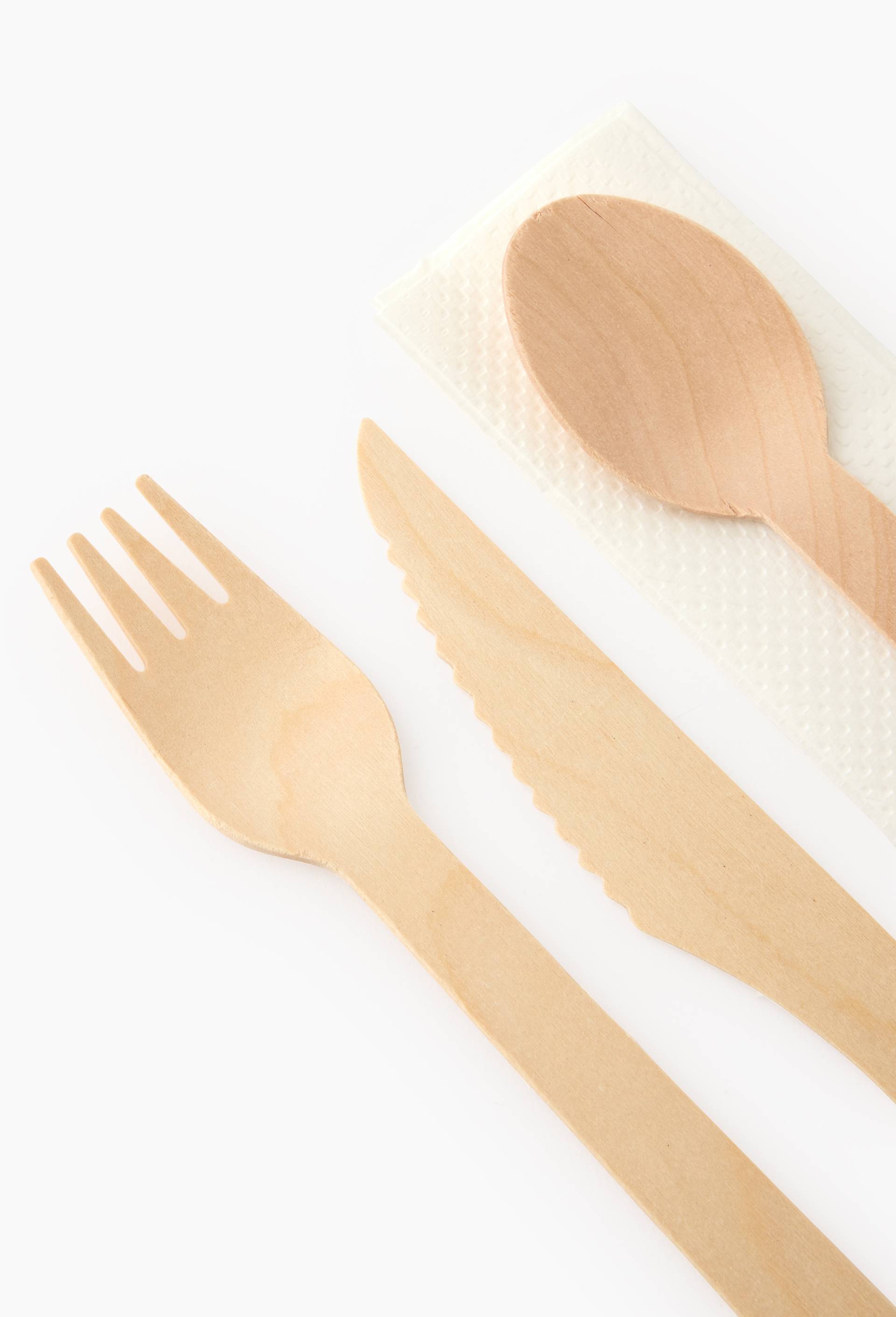 kit couvert en bois 4 pieces, , large image number 1