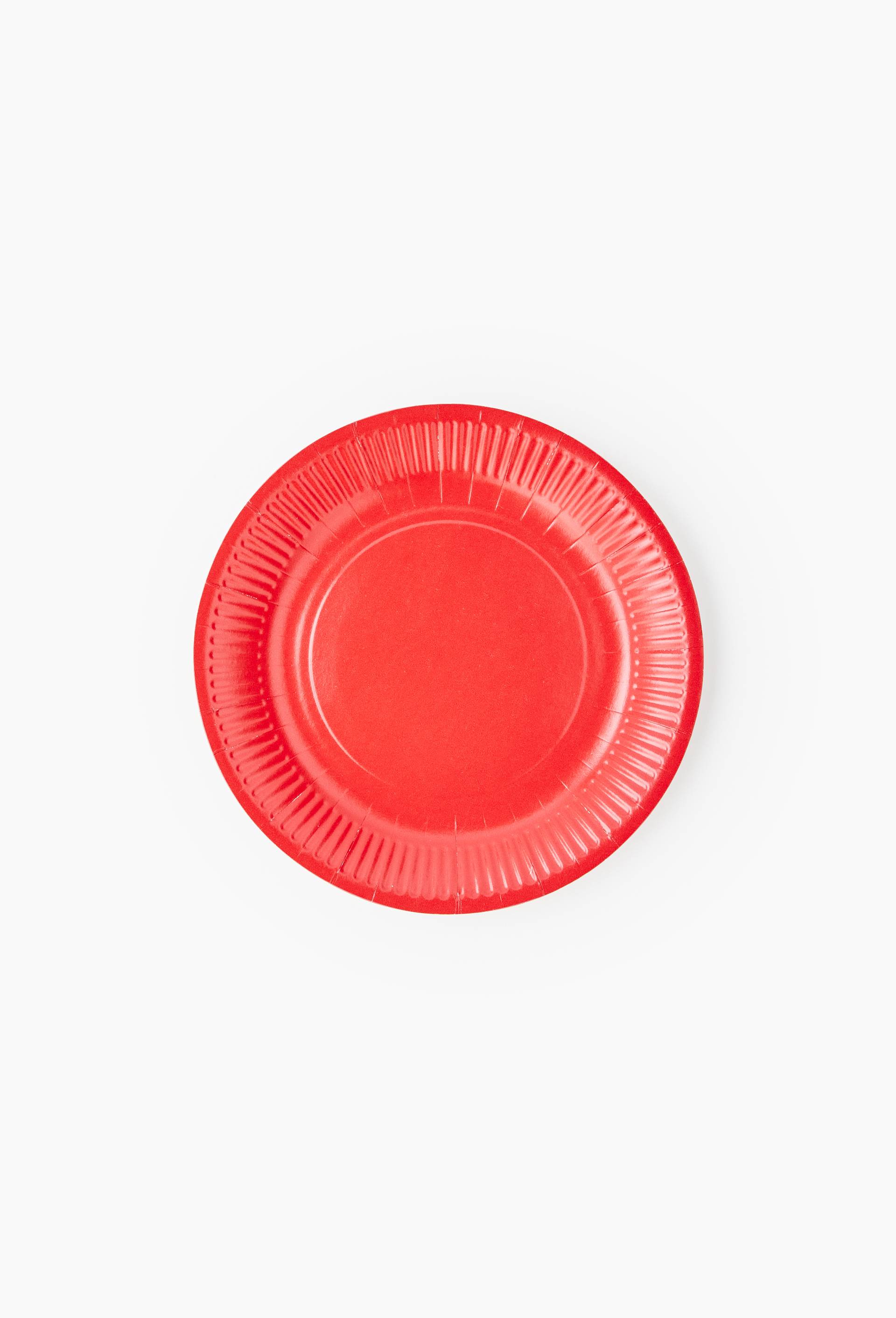 20 assiettes en carton couleur unie, 23cm, , large image number 0.0